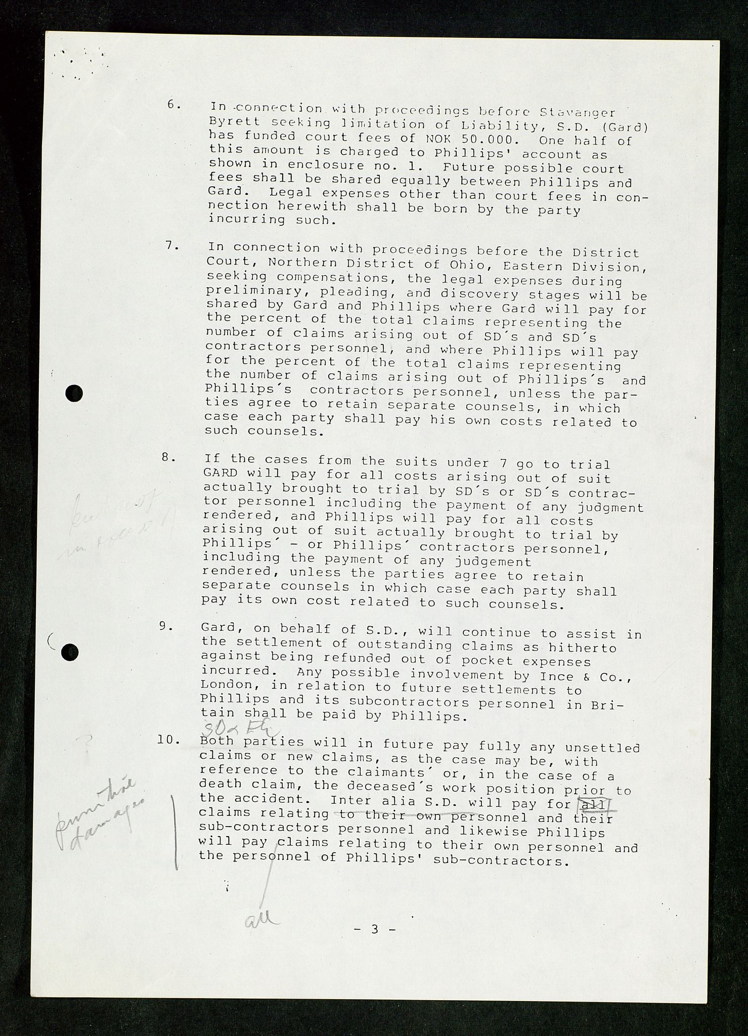 Pa 1503 - Stavanger Drilling AS, AV/SAST-A-101906/Da/L0017: Alexander L. Kielland - Saks- og korrespondansearkiv, 1981-1984, p. 100