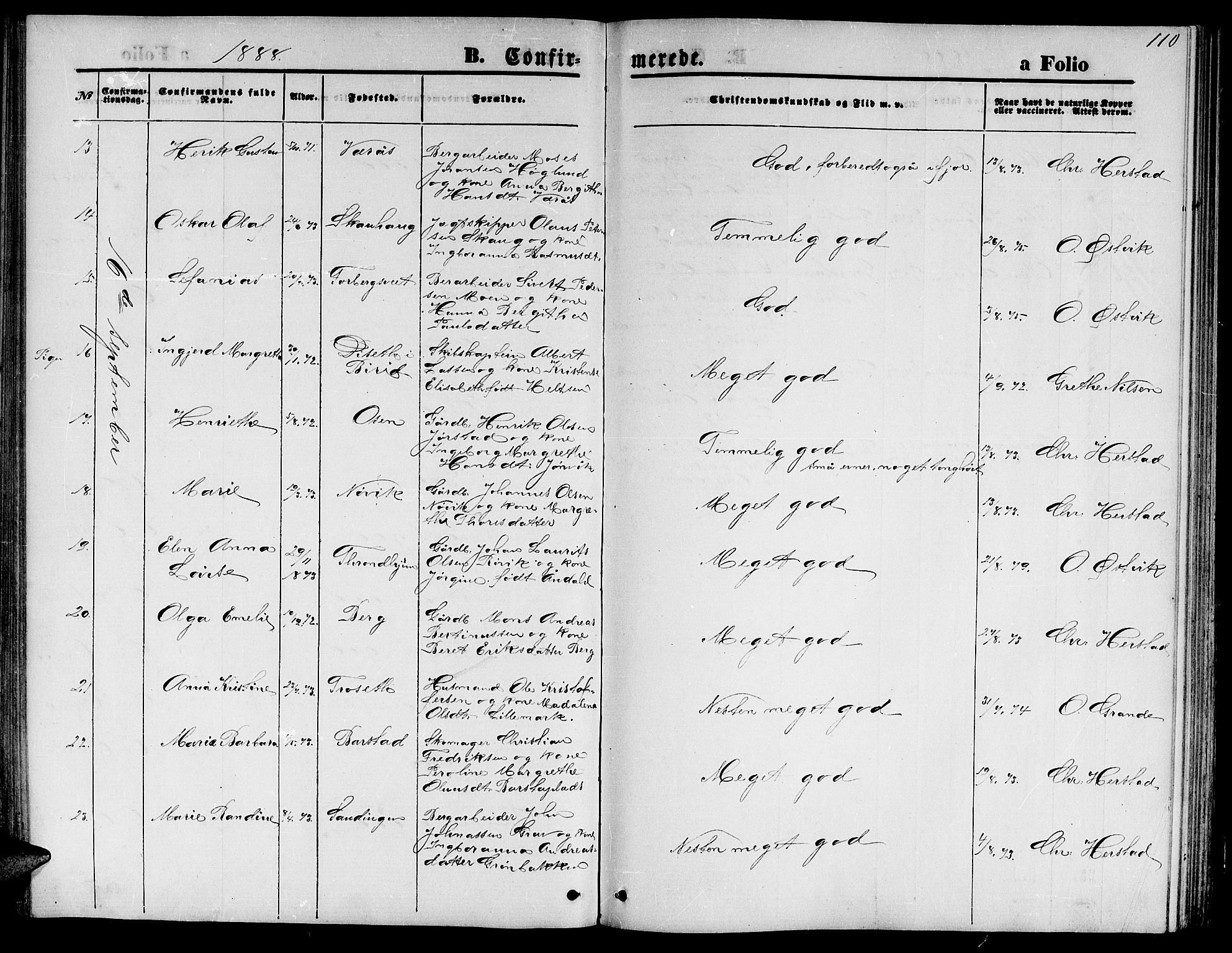 Ministerialprotokoller, klokkerbøker og fødselsregistre - Nord-Trøndelag, SAT/A-1458/722/L0225: Parish register (copy) no. 722C01, 1871-1888, p. 111