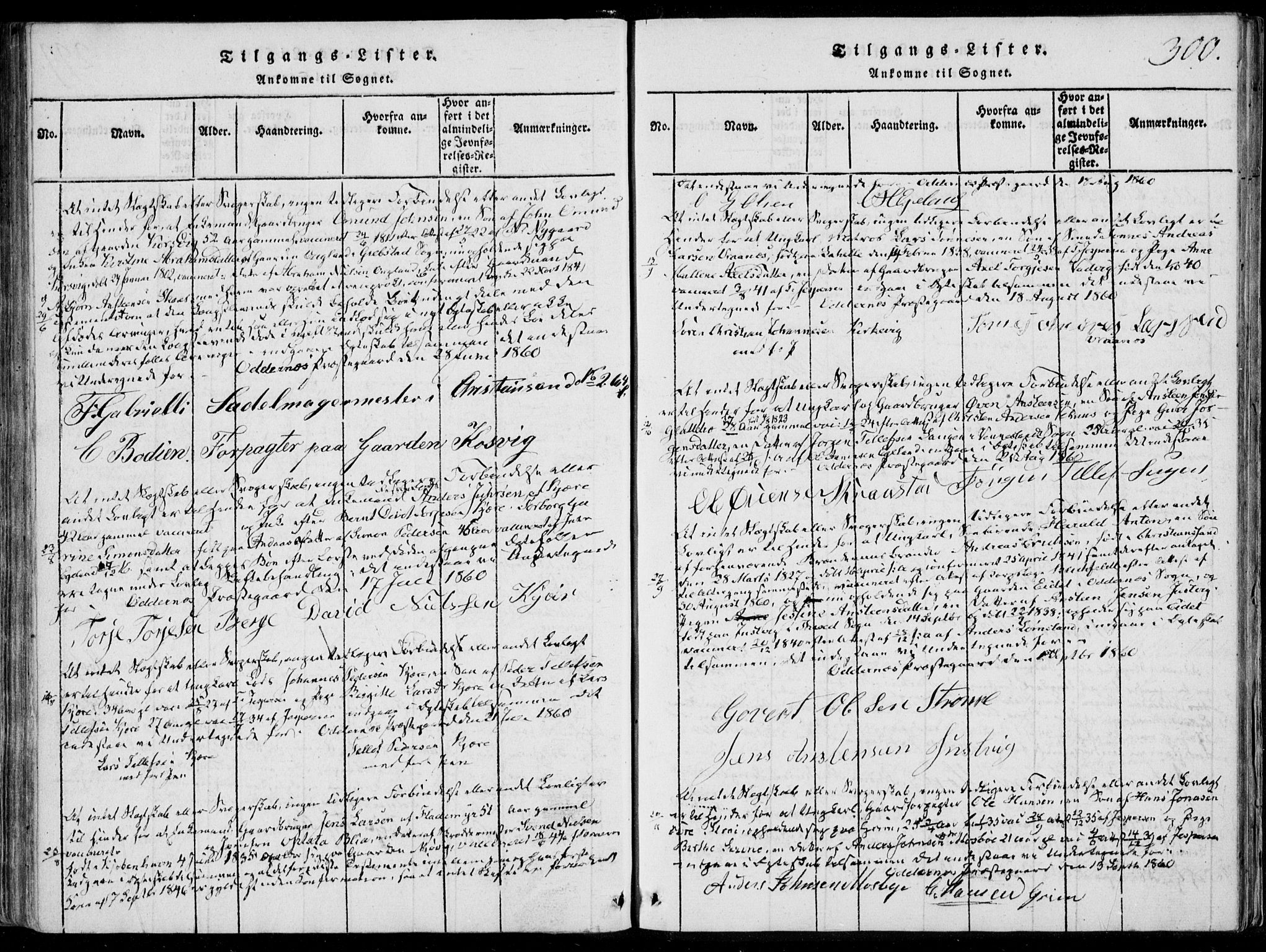 Oddernes sokneprestkontor, AV/SAK-1111-0033/F/Fa/Faa/L0005: Parish register (official) no. A 5, 1820-1838, p. 300