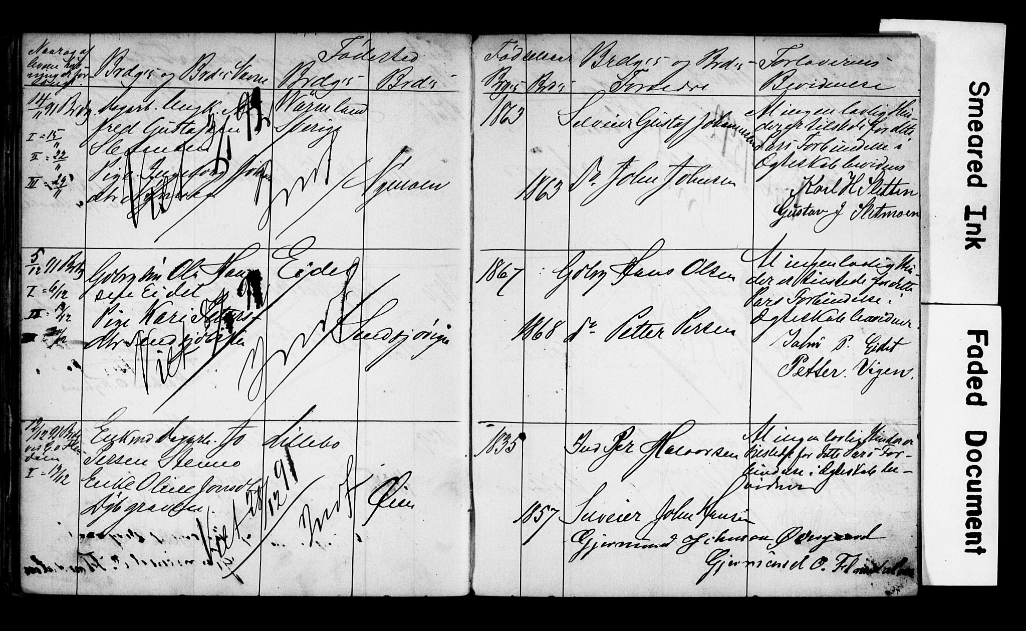 Trysil prestekontor, AV/SAH-PREST-046/I/Ie: Banns register no. 1, 1882-1899