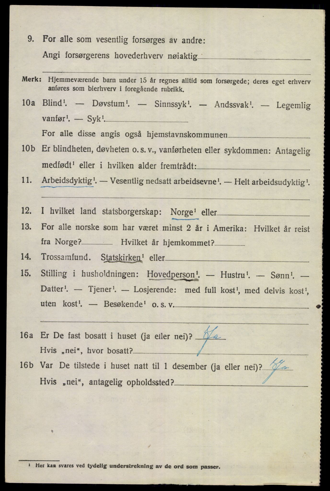 SAKO, 1920 census for Sigdal, 1920, p. 6373