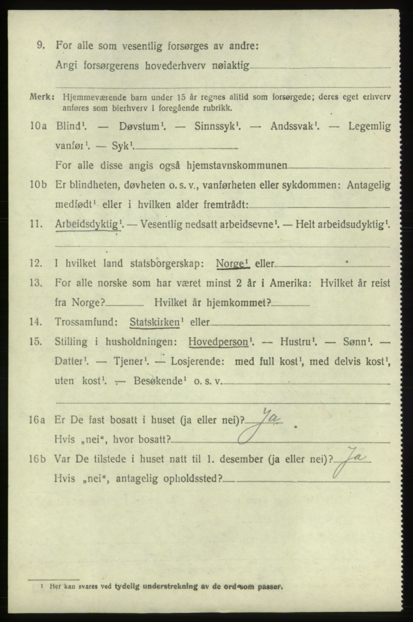 SAB, 1920 census for Bømlo, 1920, p. 2858