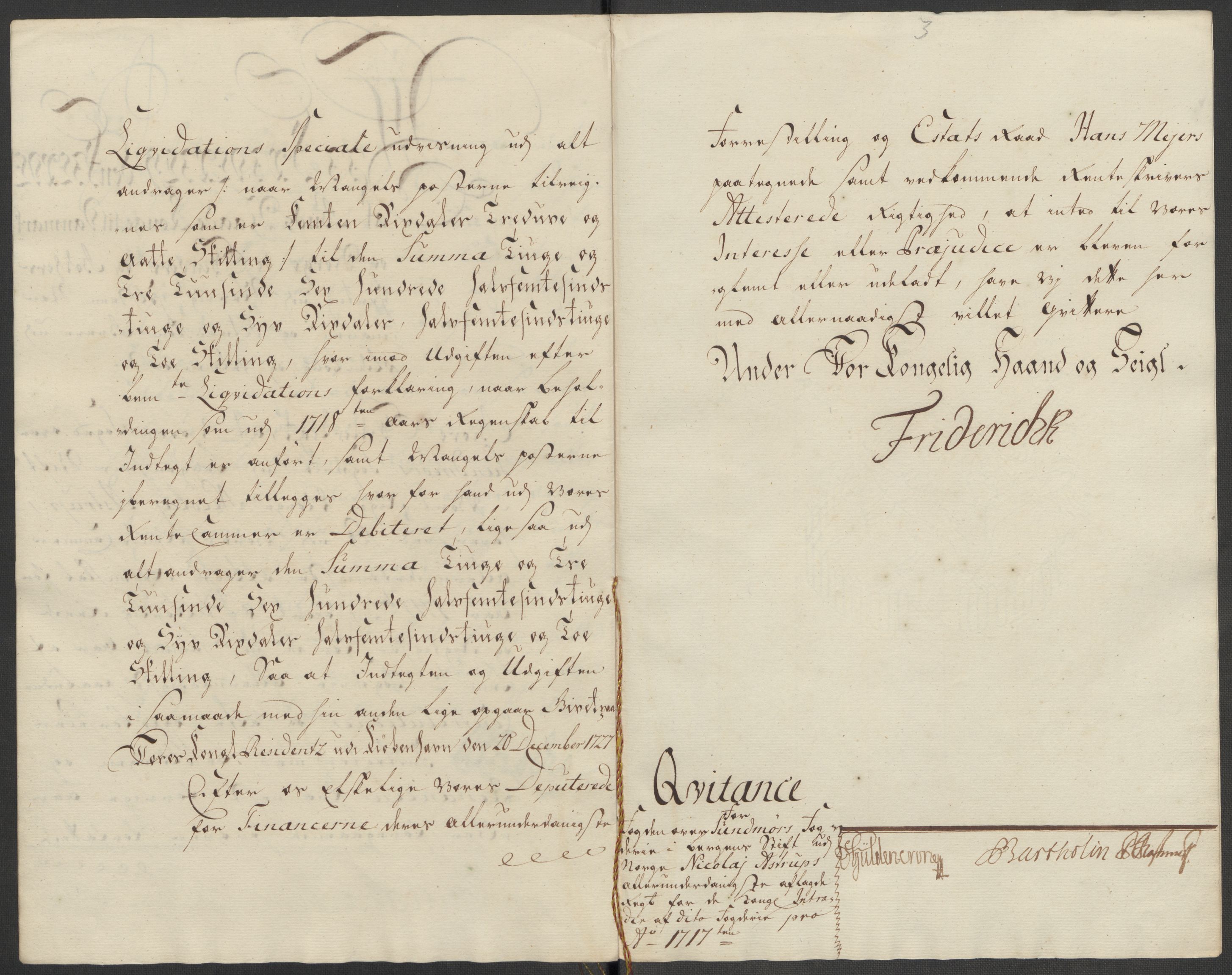 Rentekammeret inntil 1814, Reviderte regnskaper, Fogderegnskap, AV/RA-EA-4092/R54/L3569: Fogderegnskap Sunnmøre, 1717, p. 23