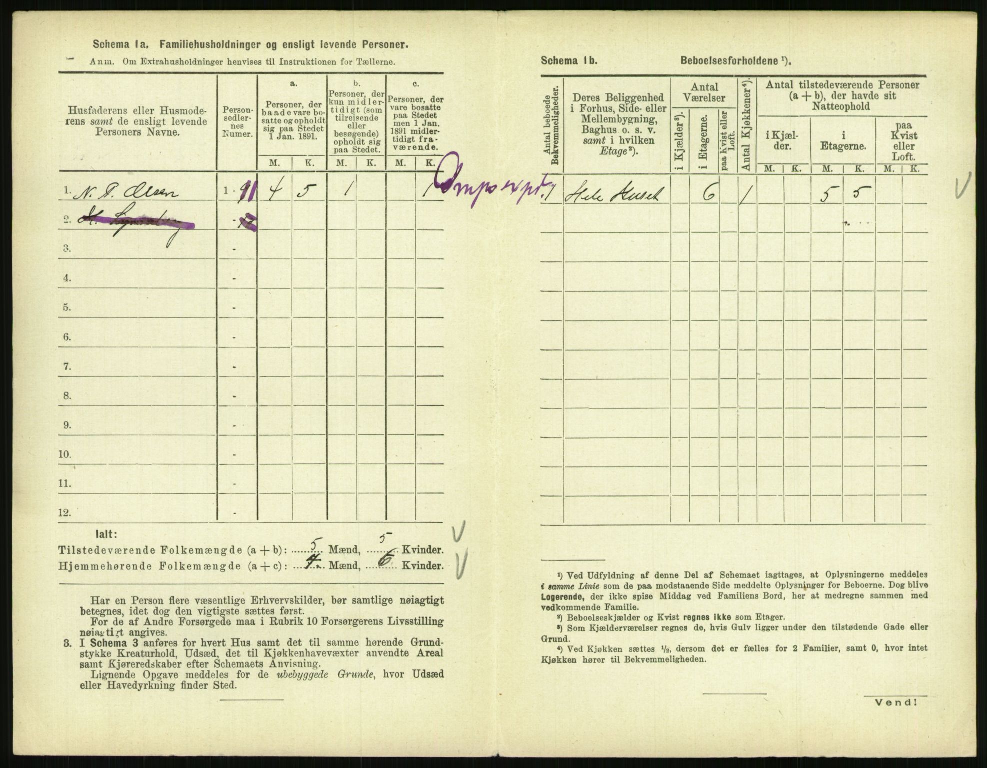 RA, 1891 census for 0801 Kragerø, 1891, p. 895