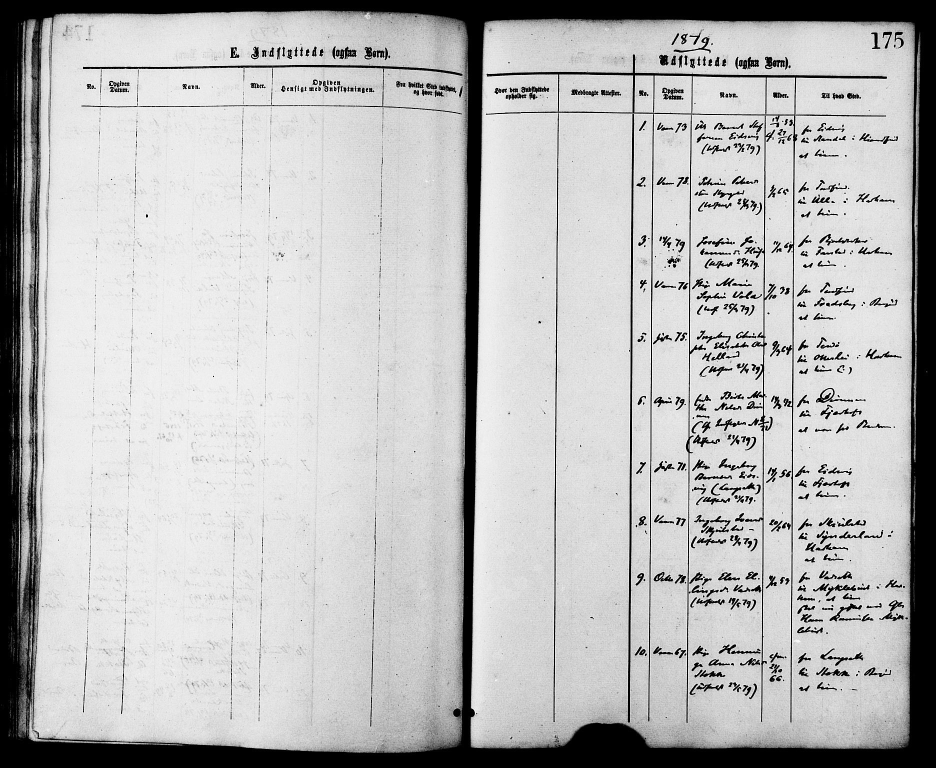 Ministerialprotokoller, klokkerbøker og fødselsregistre - Møre og Romsdal, AV/SAT-A-1454/525/L0373: Parish register (official) no. 525A03, 1864-1879, p. 175