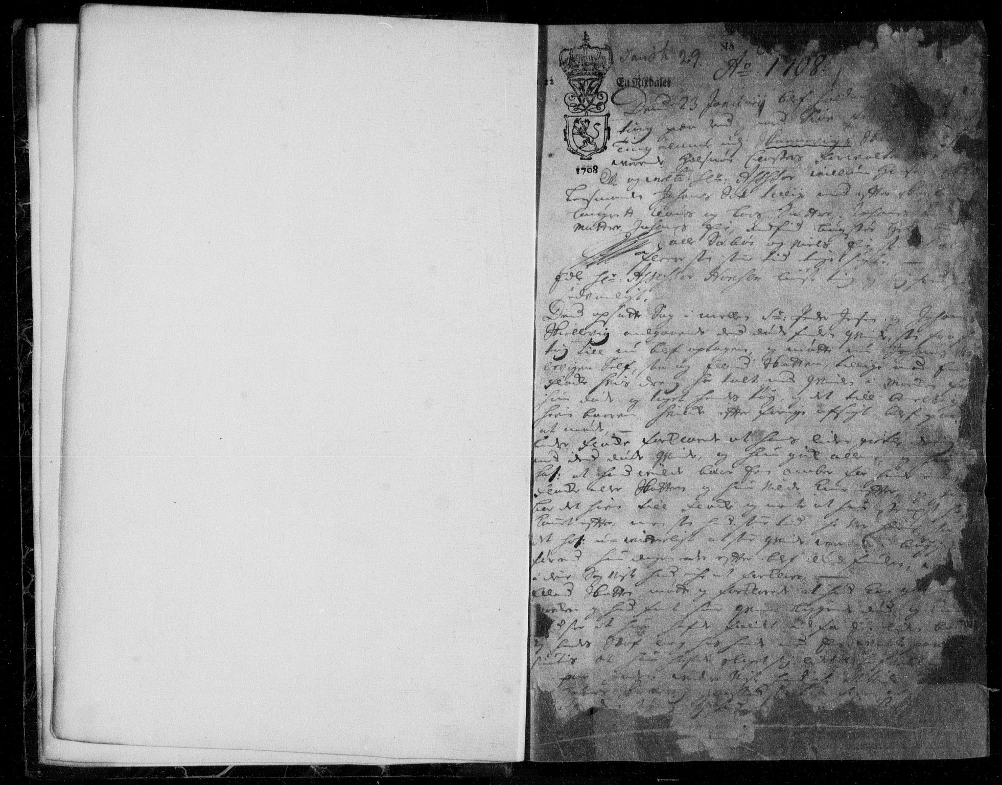 Sunnhordland sorenskrivar, SAB/A-2401/1/F/Faa/L0029: Tingbøker, 1708-1710, p. 0b-1a