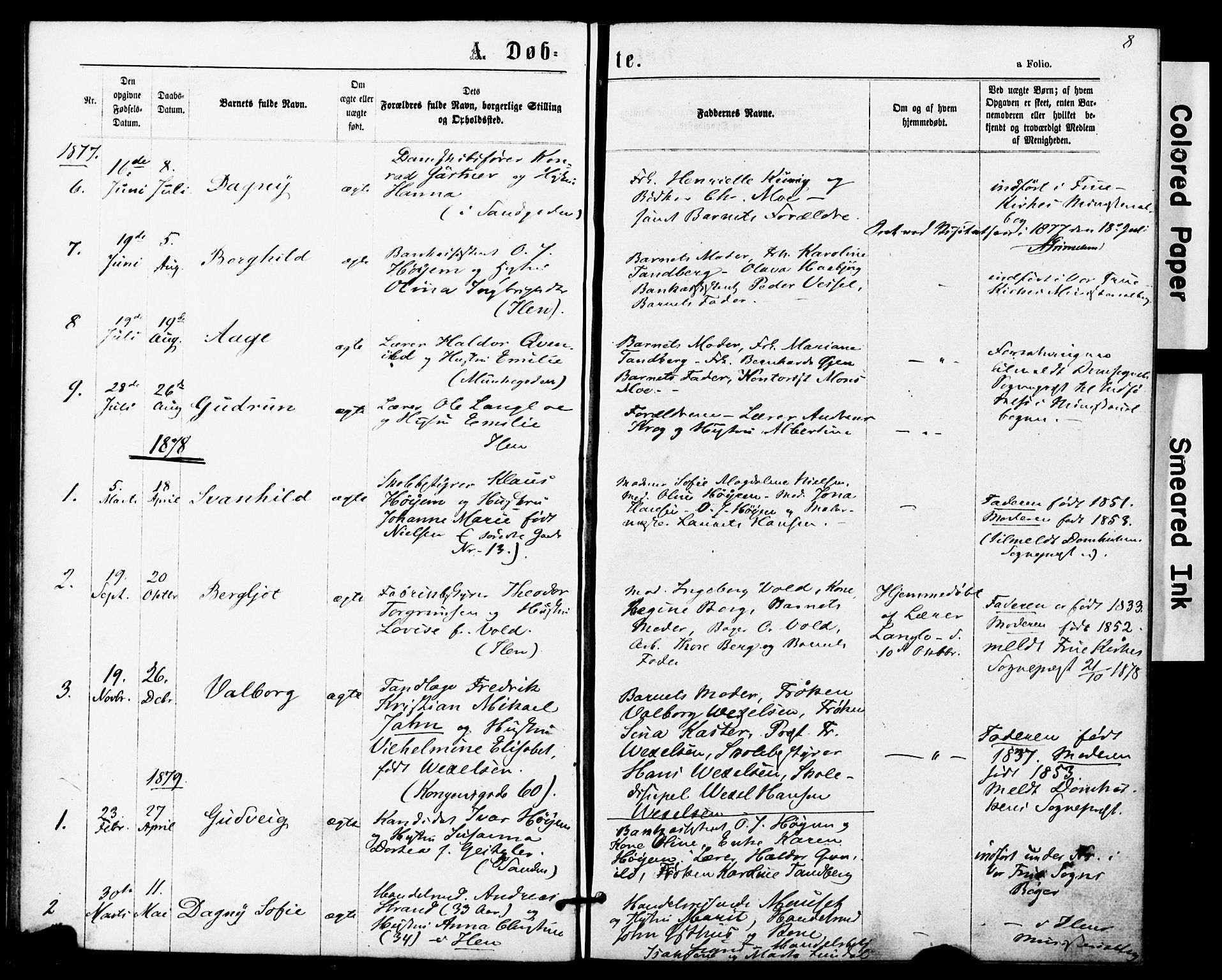 Ministerialprotokoller, klokkerbøker og fødselsregistre - Sør-Trøndelag, SAT/A-1456/623/L0469: Parish register (official) no. 623A03, 1868-1883, p. 8