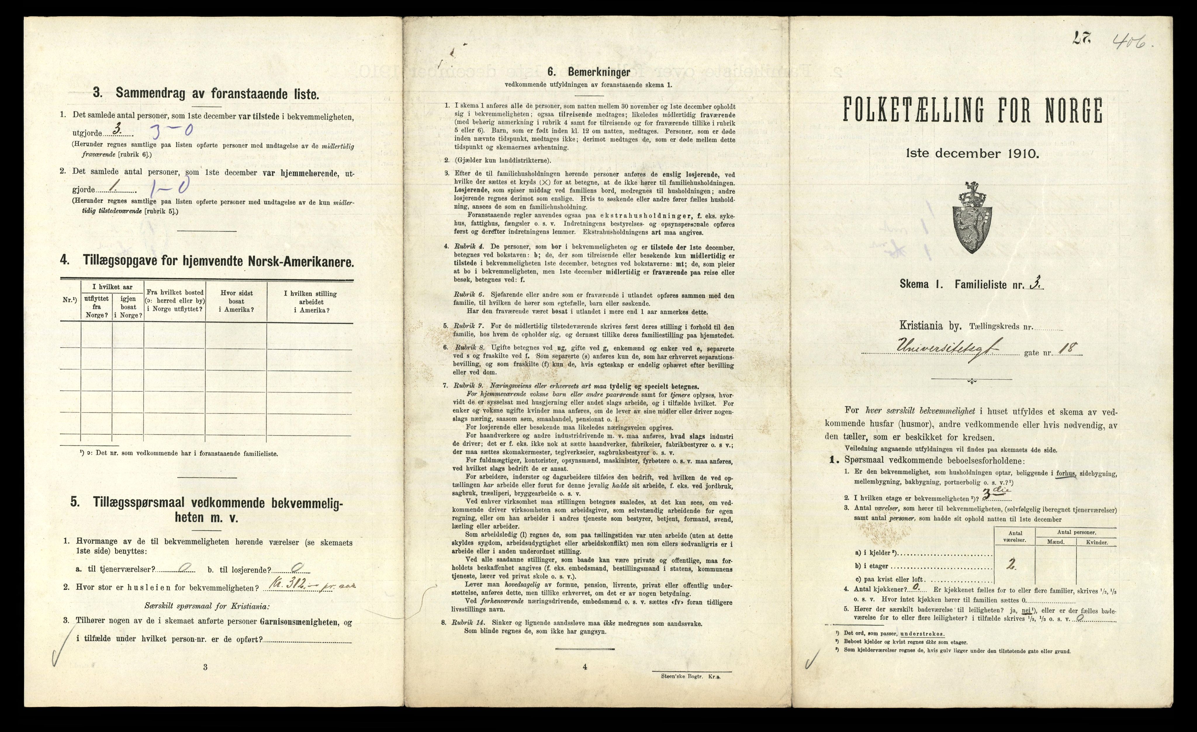 RA, 1910 census for Kristiania, 1910, p. 115329