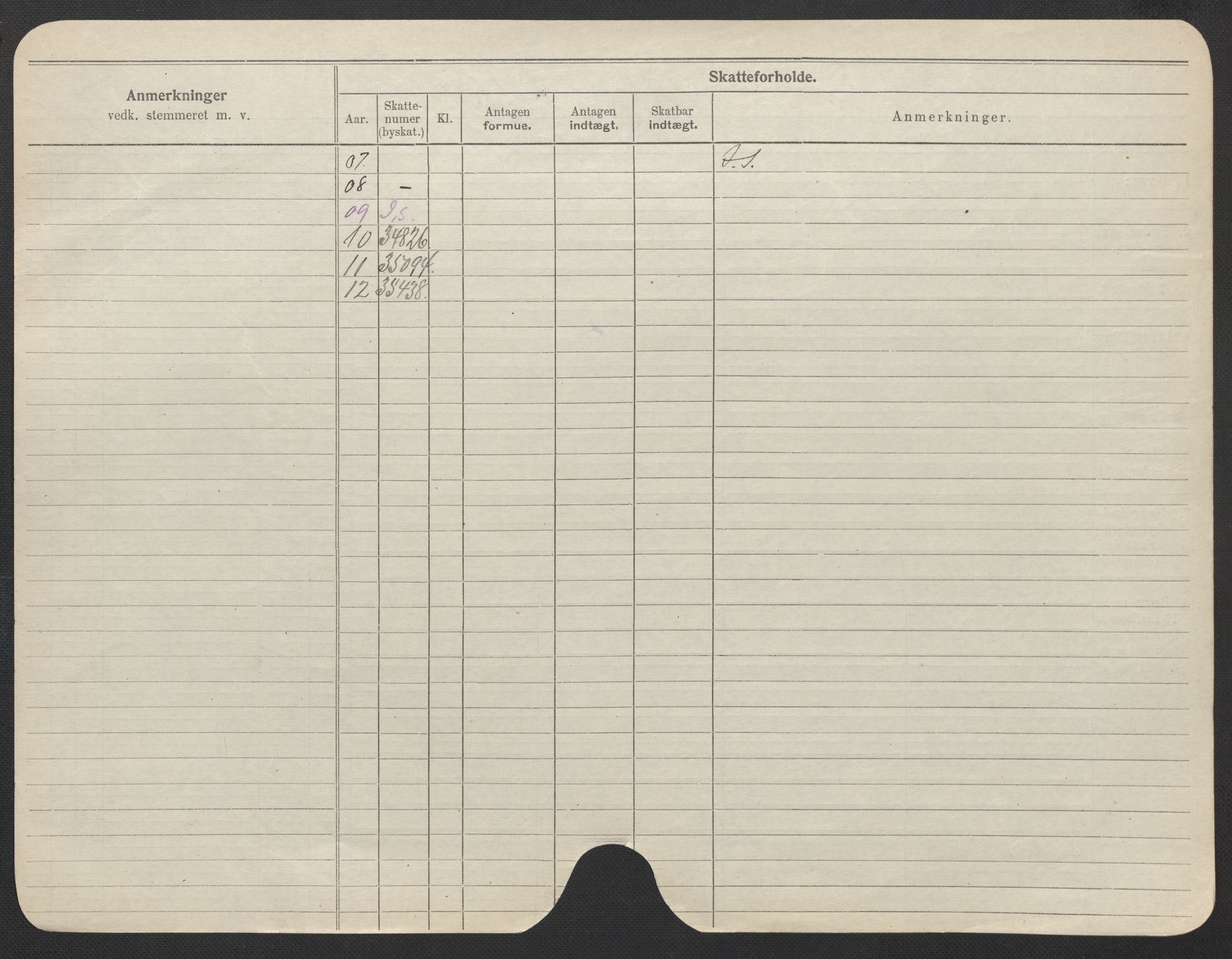 Oslo folkeregister, Registerkort, AV/SAO-A-11715/F/Fa/Fac/L0022: Kvinner, 1906-1914, p. 406b