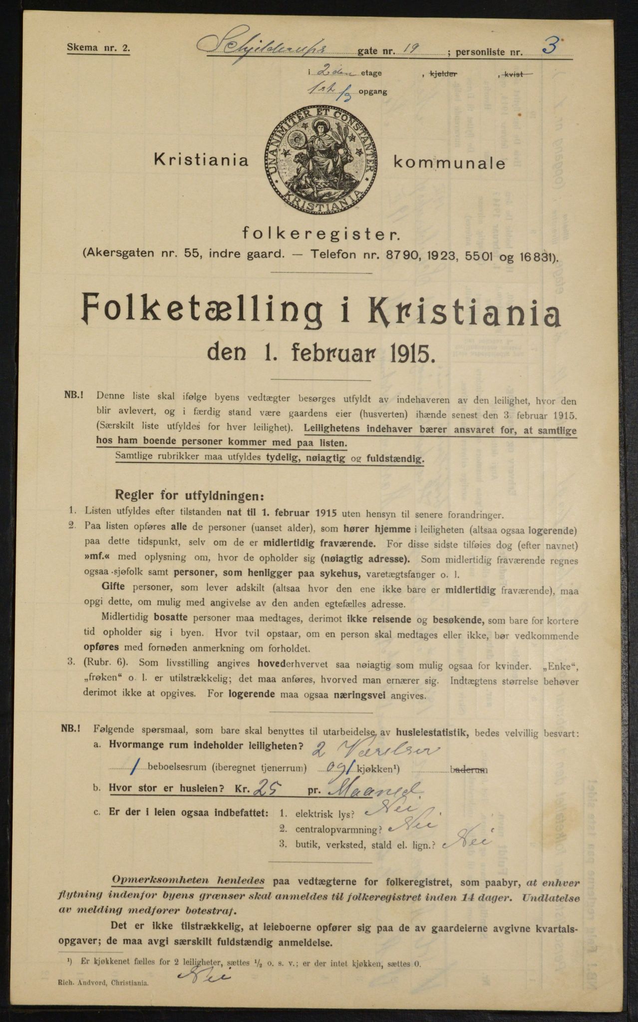 OBA, Municipal Census 1915 for Kristiania, 1915, p. 96028