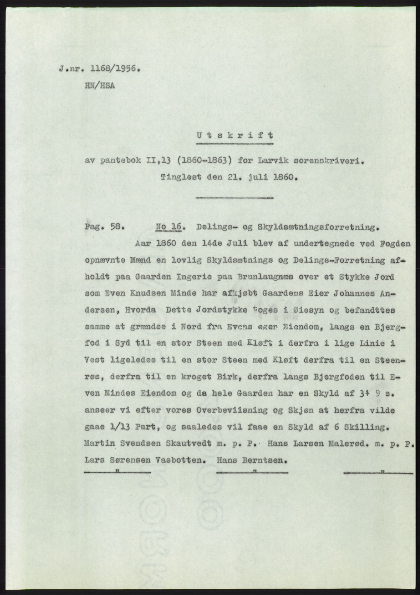 Statsarkivet i Kongsberg, SAKO/A-0001, 1956, p. 384
