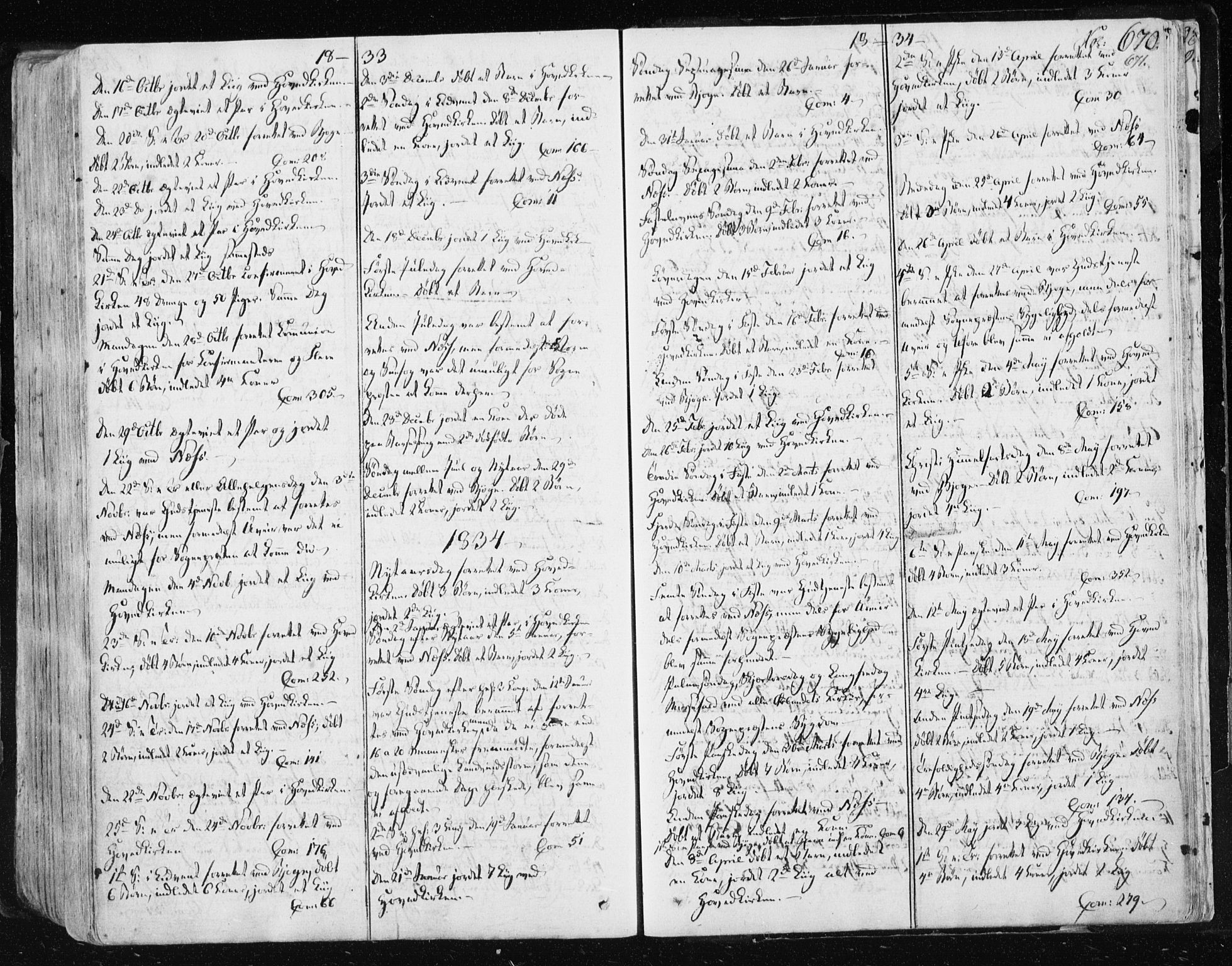 Ministerialprotokoller, klokkerbøker og fødselsregistre - Sør-Trøndelag, SAT/A-1456/659/L0735: Parish register (official) no. 659A05, 1826-1841, p. 670