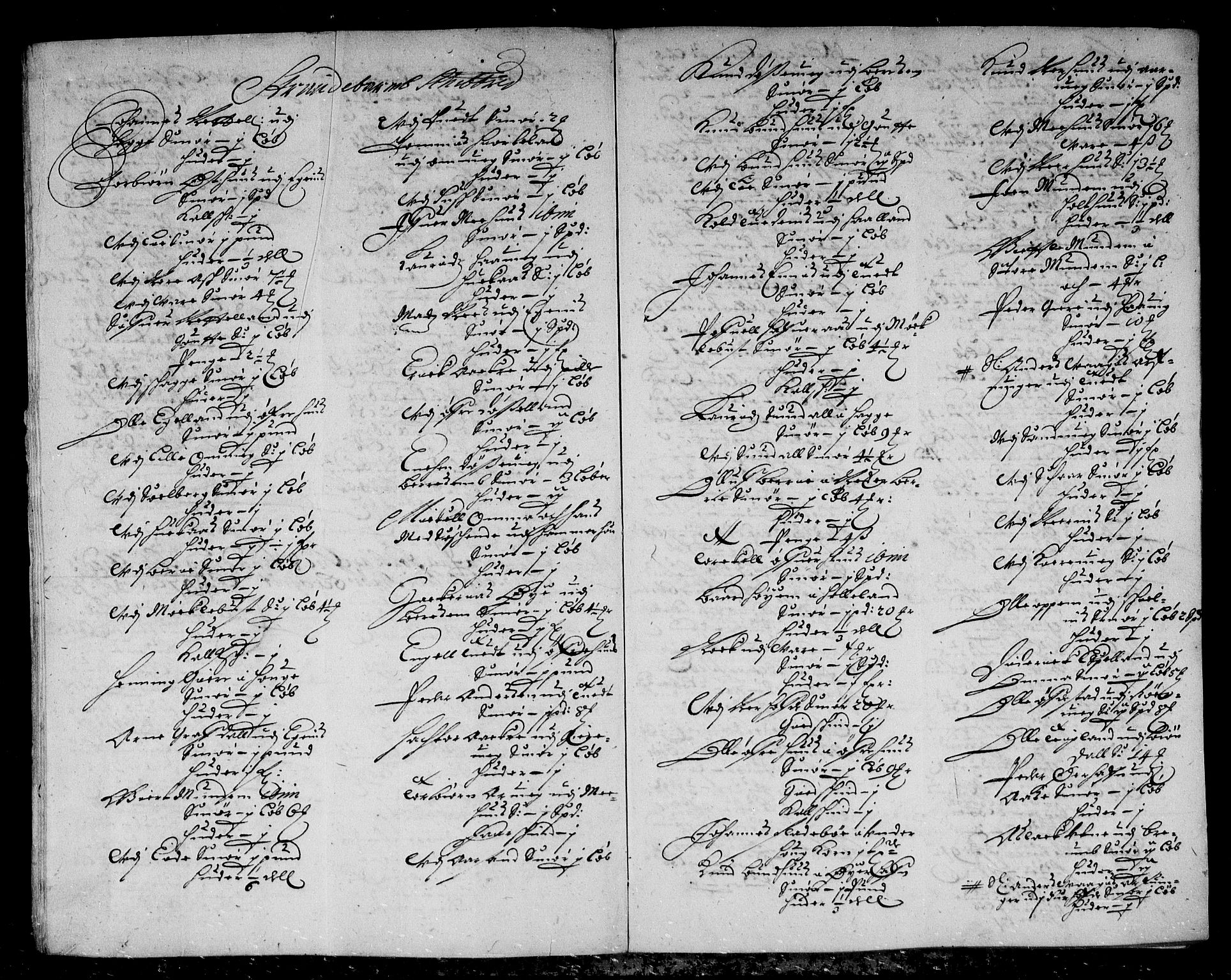 Rentekammeret inntil 1814, Reviderte regnskaper, Stiftamtstueregnskaper, Bergen stiftamt, AV/RA-EA-6043/R/Rc/L0041: Bergen stiftamt, 1672-1677