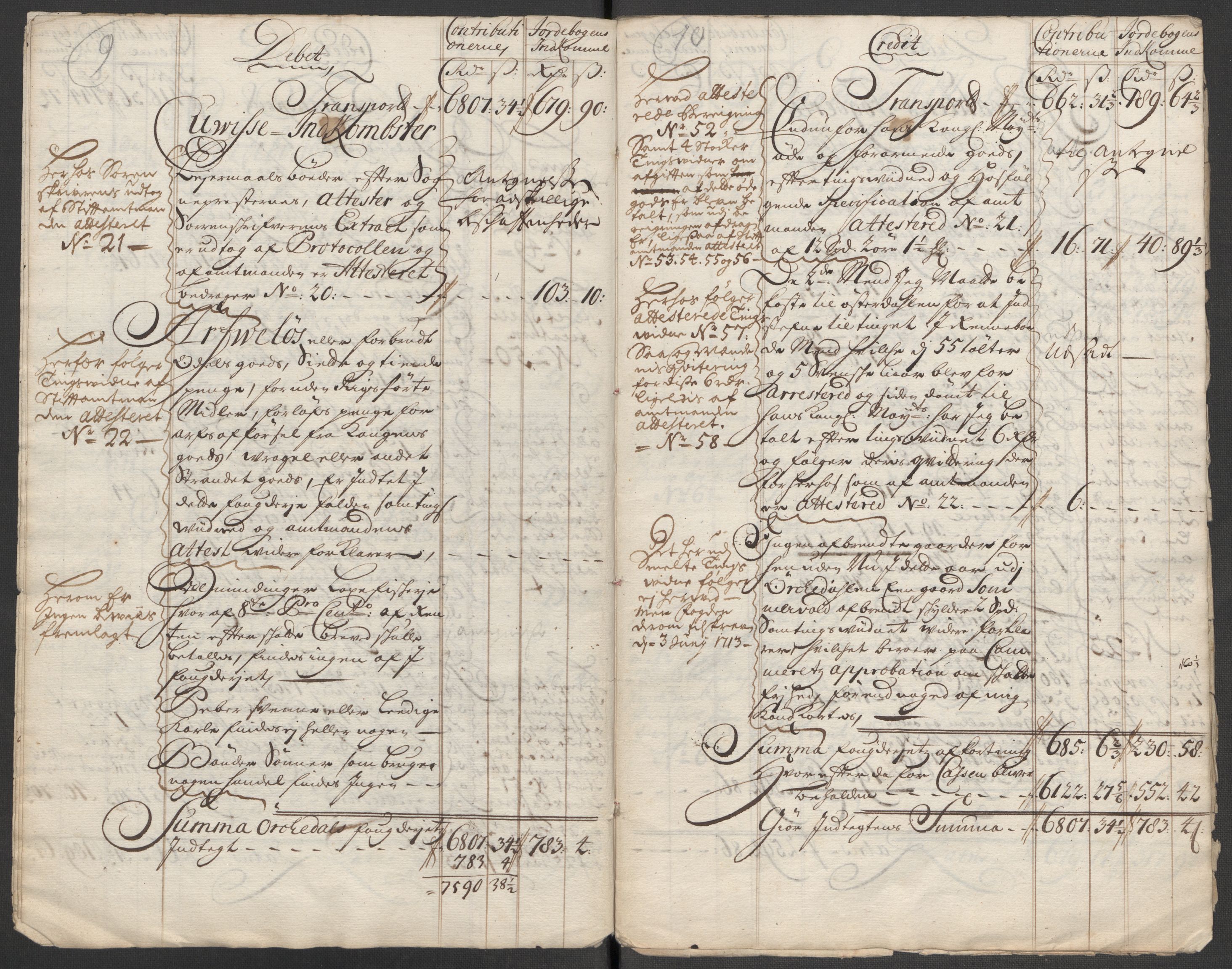 Rentekammeret inntil 1814, Reviderte regnskaper, Fogderegnskap, AV/RA-EA-4092/R60/L3963: Fogderegnskap Orkdal og Gauldal, 1712, p. 10