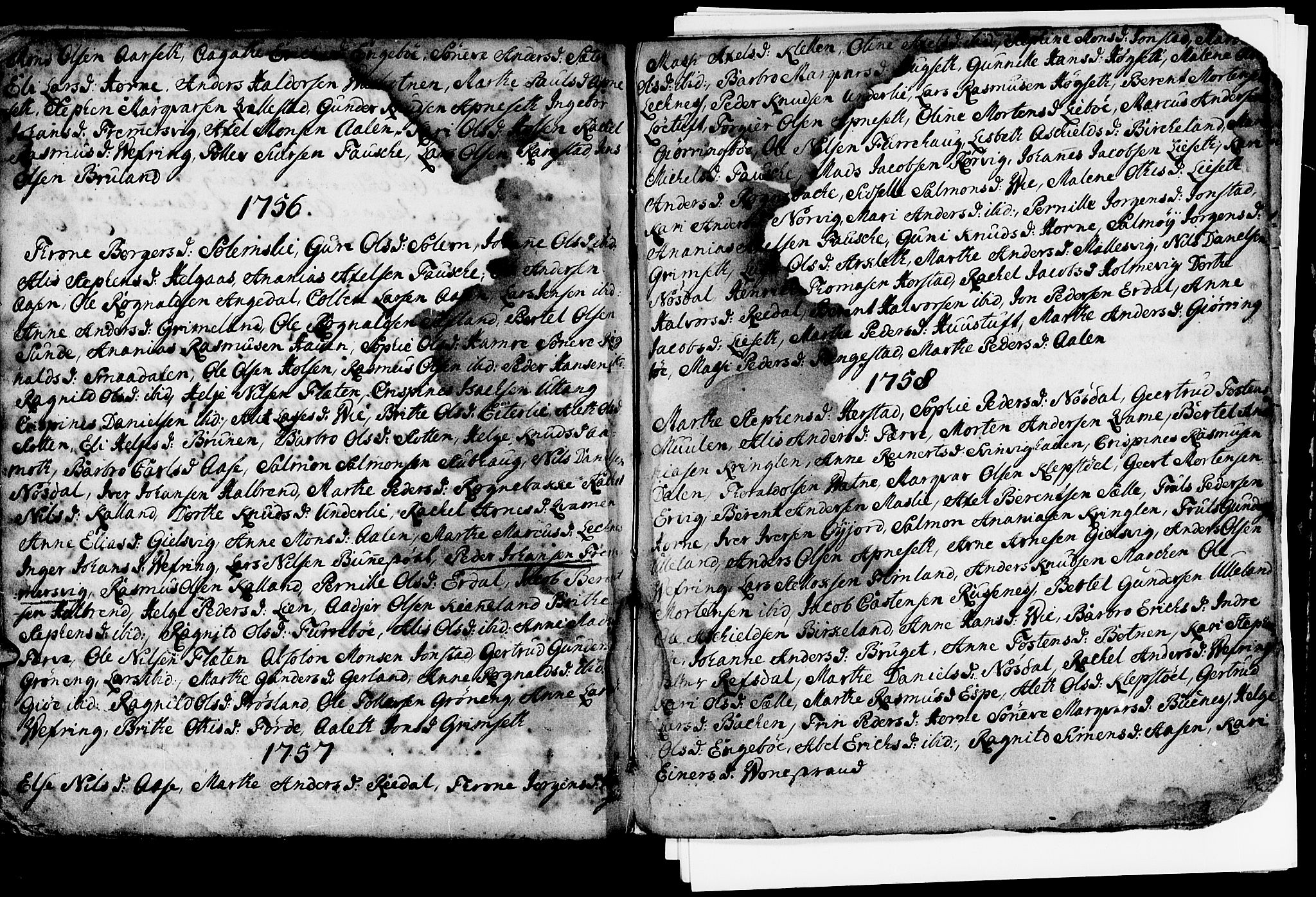 Førde sokneprestembete, SAB/A-79901/H/Haa/Haaa/L0003: Parish register (official) no. A 3, 1749-1764, p. 108