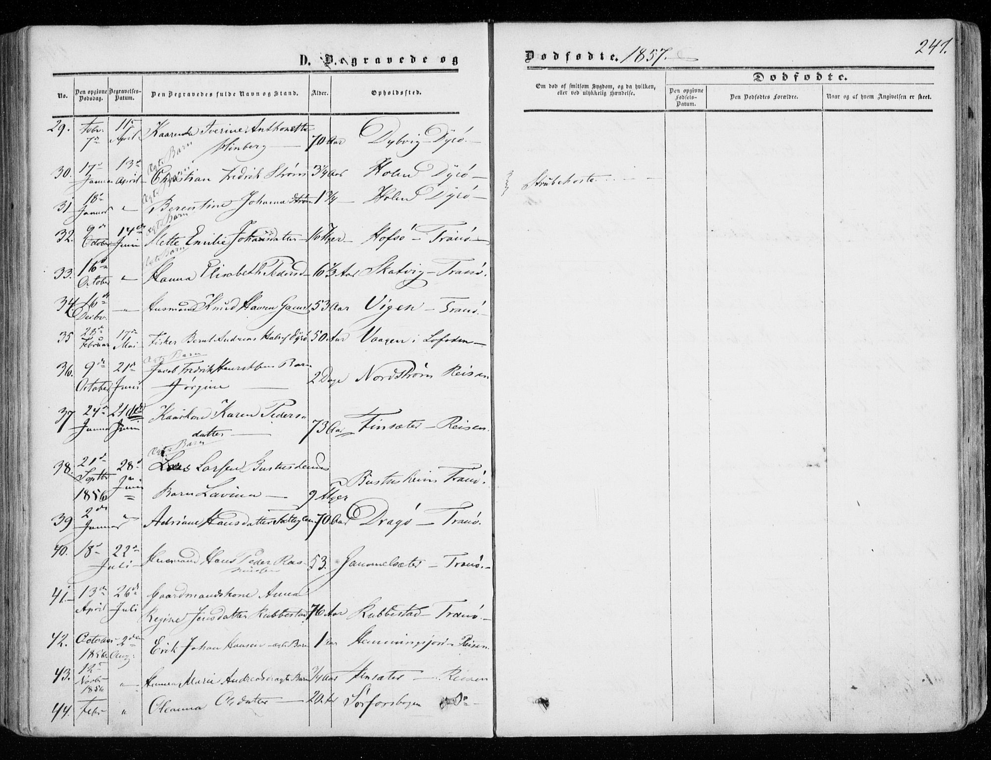 Tranøy sokneprestkontor, SATØ/S-1313/I/Ia/Iaa/L0007kirke: Parish register (official) no. 7, 1856-1866, p. 247