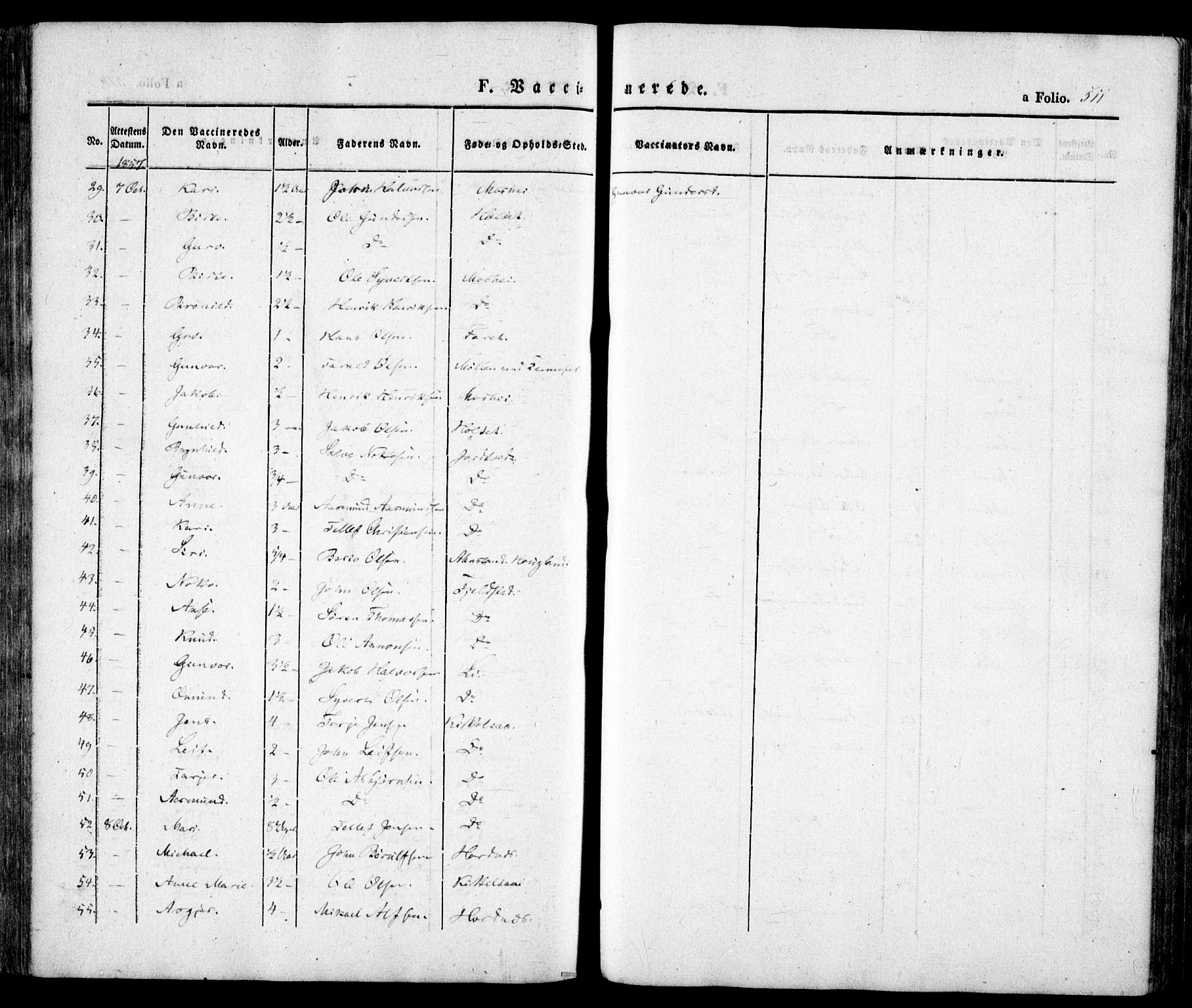 Evje sokneprestkontor, AV/SAK-1111-0008/F/Fa/Faa/L0005: Parish register (official) no. A 5, 1843-1865, p. 511