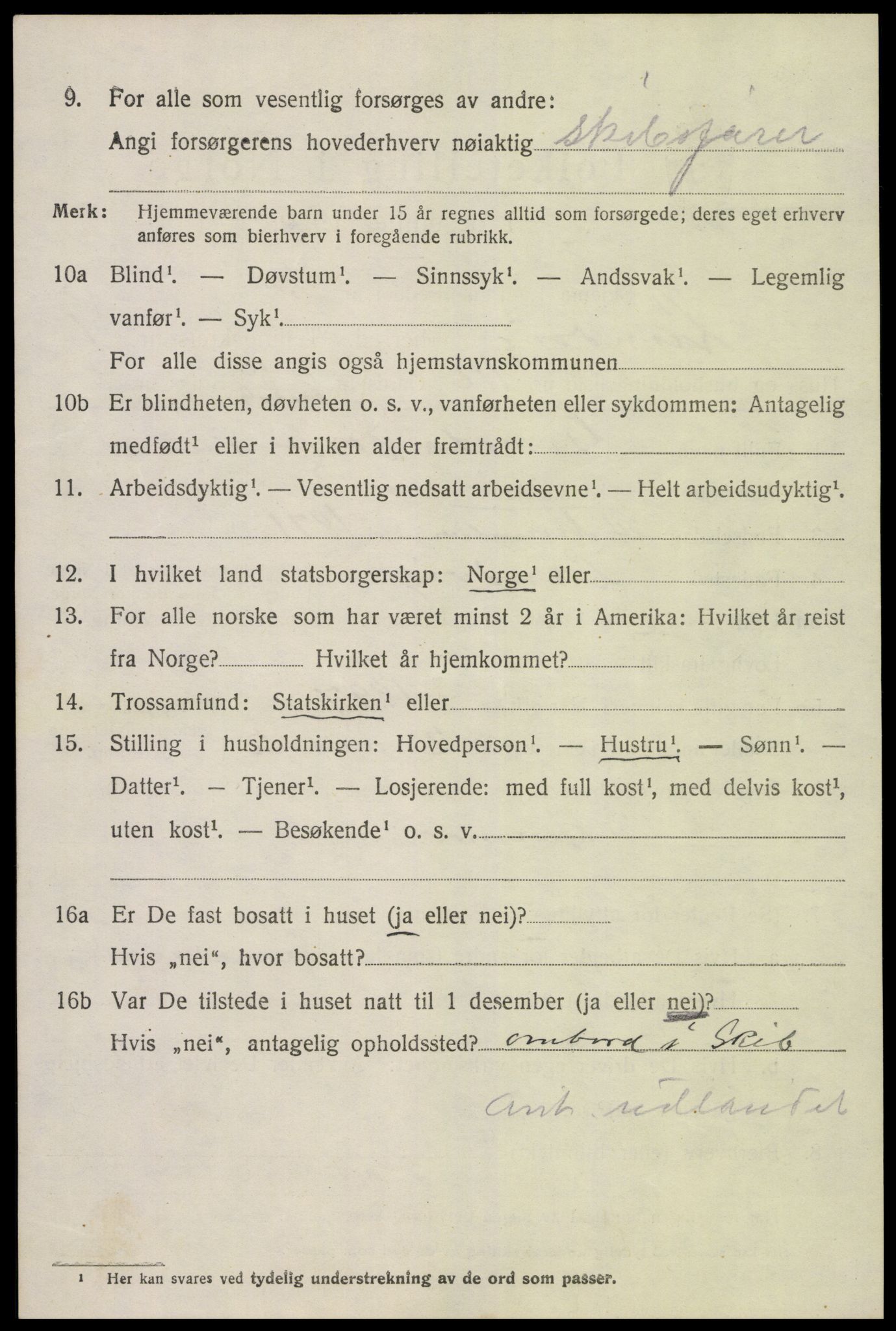 SAK, 1920 census for Landvik, 1920, p. 1771