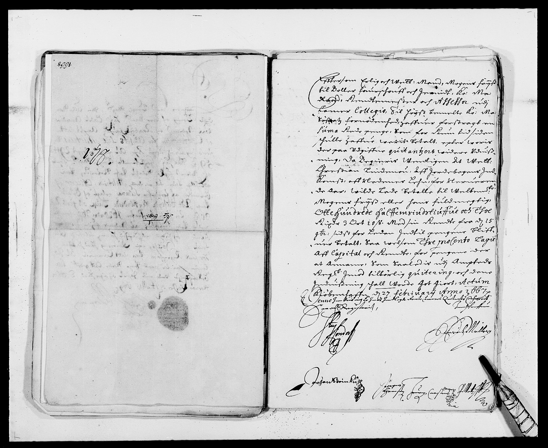 Rentekammeret inntil 1814, Reviderte regnskaper, Fogderegnskap, AV/RA-EA-4092/R39/L2298: Fogderegnskap Nedenes, 1667-1669, p. 106