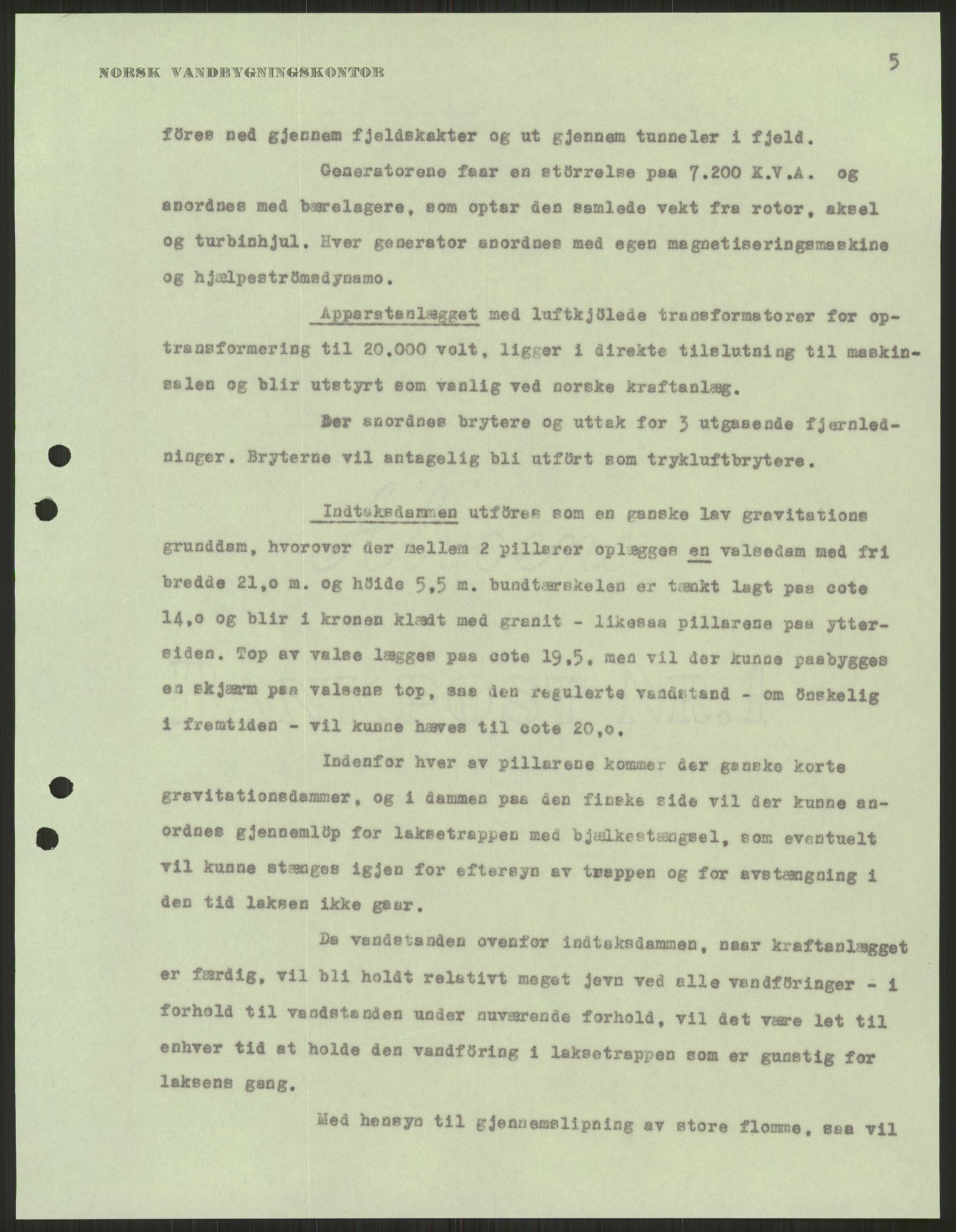 Vassdragsdirektoratet/avdelingen, AV/RA-S-6242/F/Fa/L0536: Pasvikelva, 1920-1971, p. 99