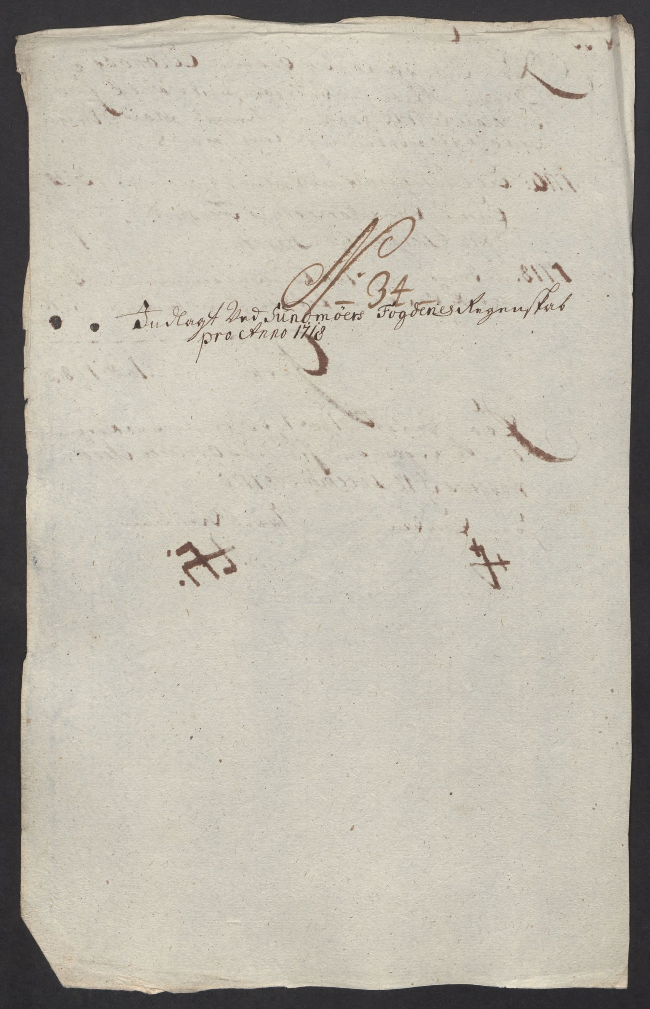 Rentekammeret inntil 1814, Reviderte regnskaper, Fogderegnskap, AV/RA-EA-4092/R54/L3570: Fogderegnskap Sunnmøre, 1718, p. 180