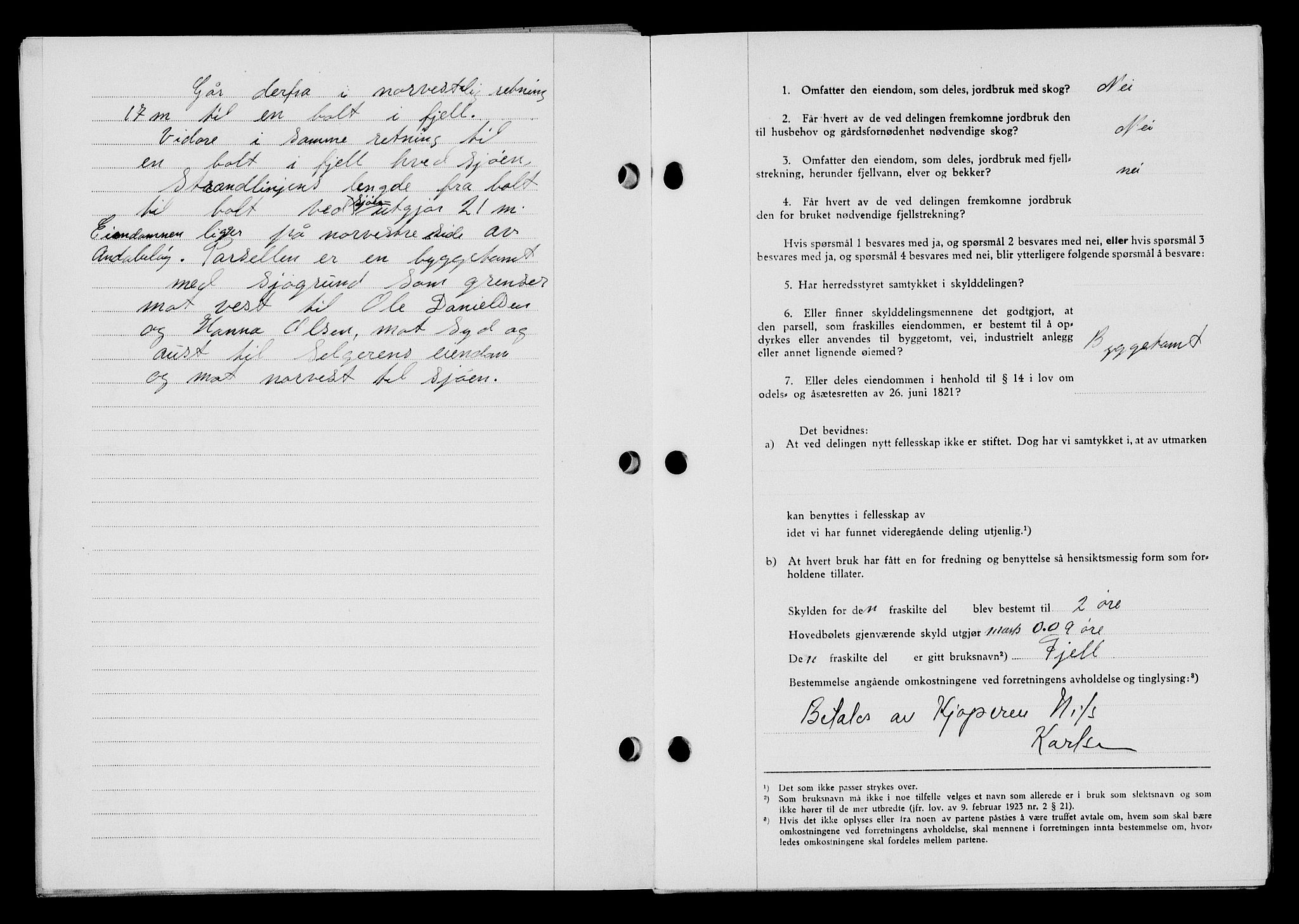 Flekkefjord sorenskriveri, SAK/1221-0001/G/Gb/Gba/L0060: Mortgage book no. A-8, 1945-1946, Diary no: : 549/1945