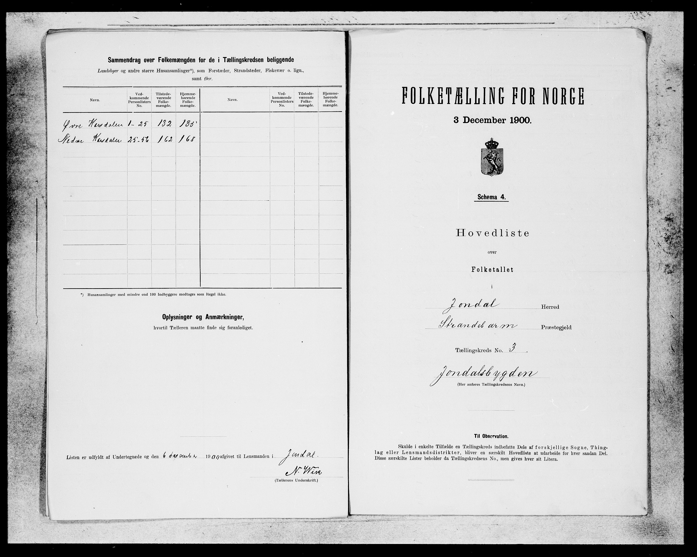 SAB, 1900 census for Jondal, 1900, p. 7