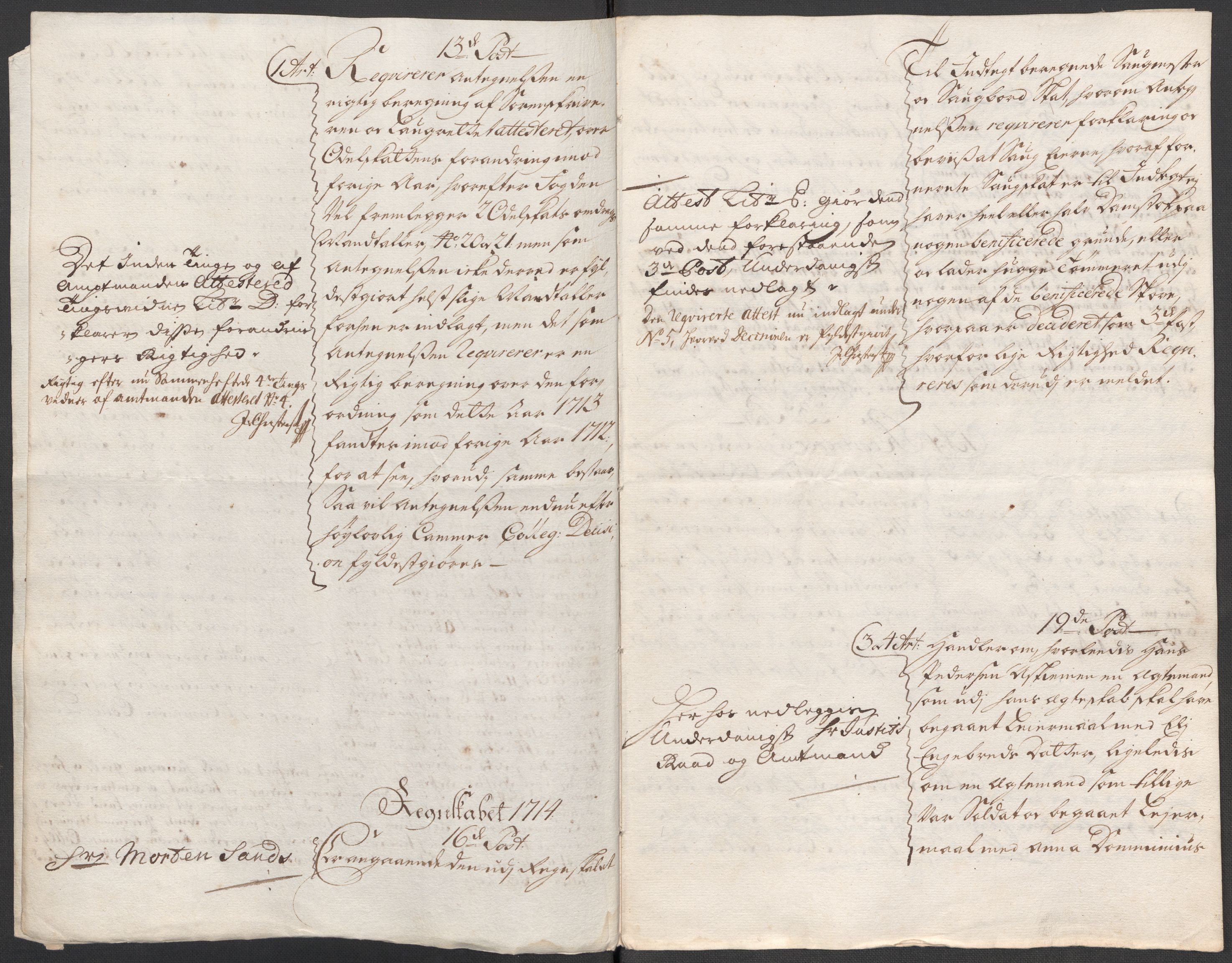 Rentekammeret inntil 1814, Reviderte regnskaper, Fogderegnskap, AV/RA-EA-4092/R23/L1472: Fogderegnskap Ringerike og Hallingdal, 1713-1714, p. 292
