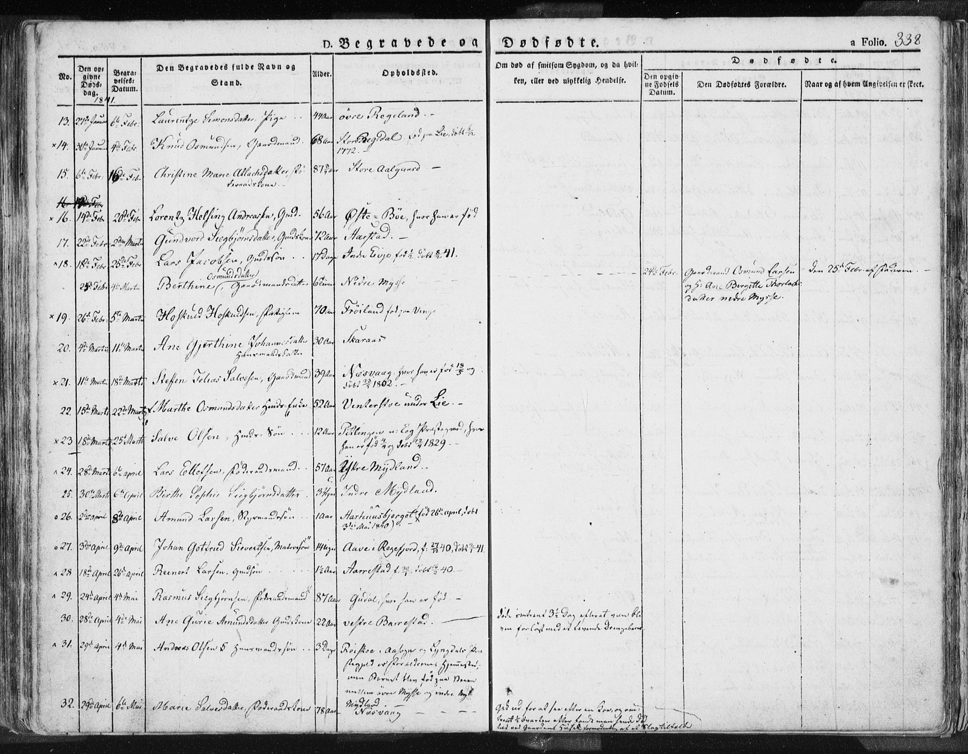 Sokndal sokneprestkontor, AV/SAST-A-101808: Parish register (official) no. A 7.1, 1826-1842, p. 238