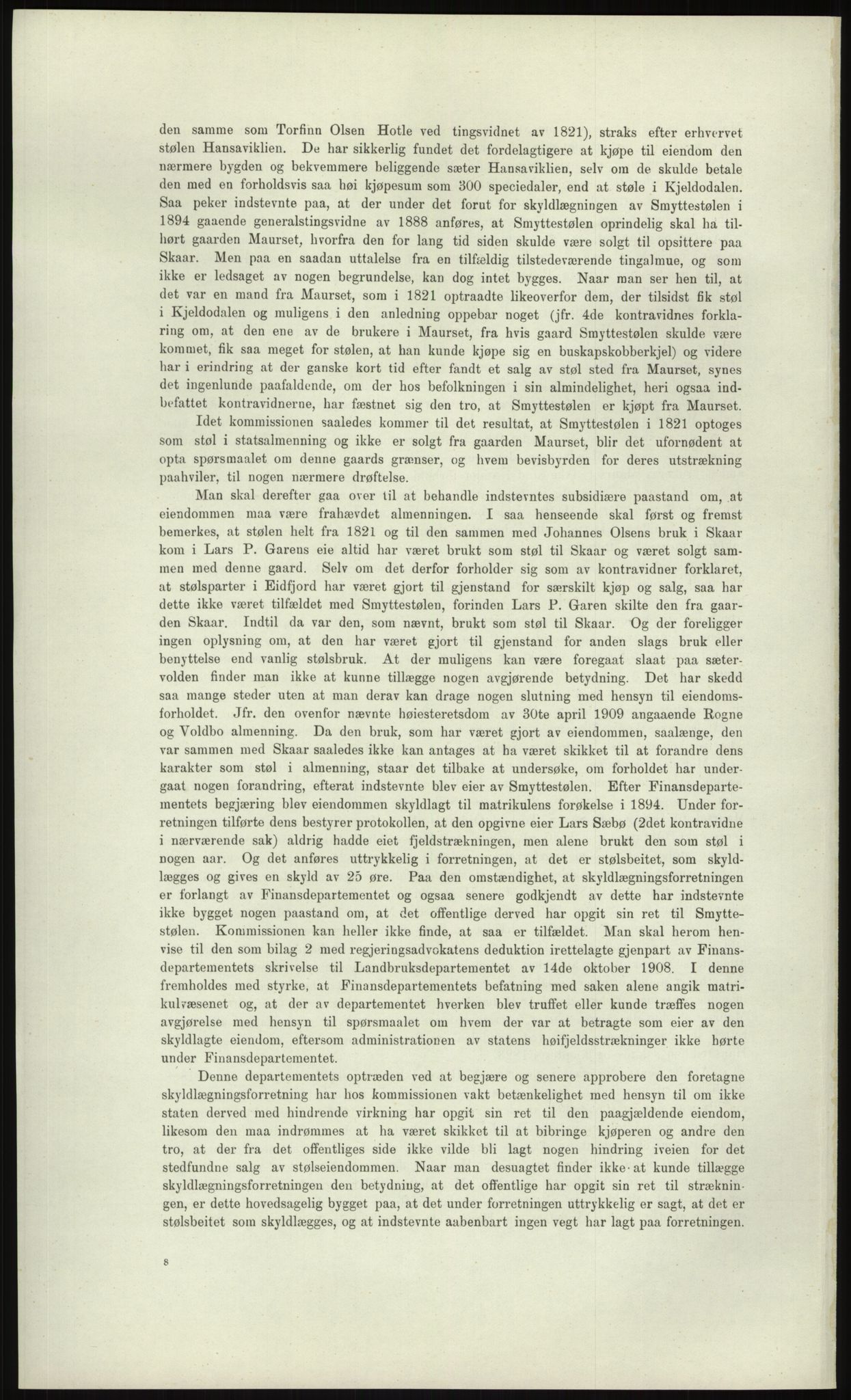 Høyfjellskommisjonen, AV/RA-S-1546/X/Xa/L0001: Nr. 1-33, 1909-1953, p. 472