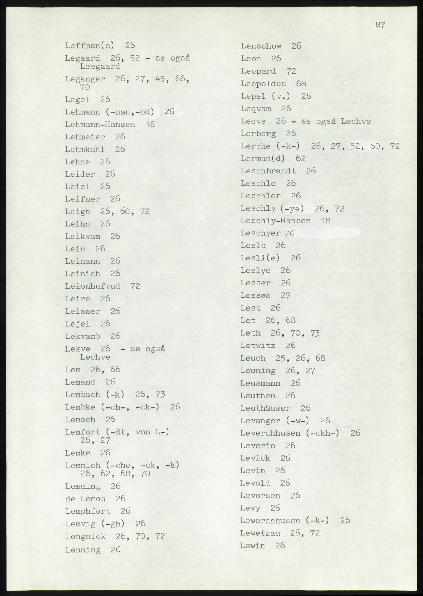 Lassens samlinger, AV/RA-PA-0051, 1500-1907, p. 87