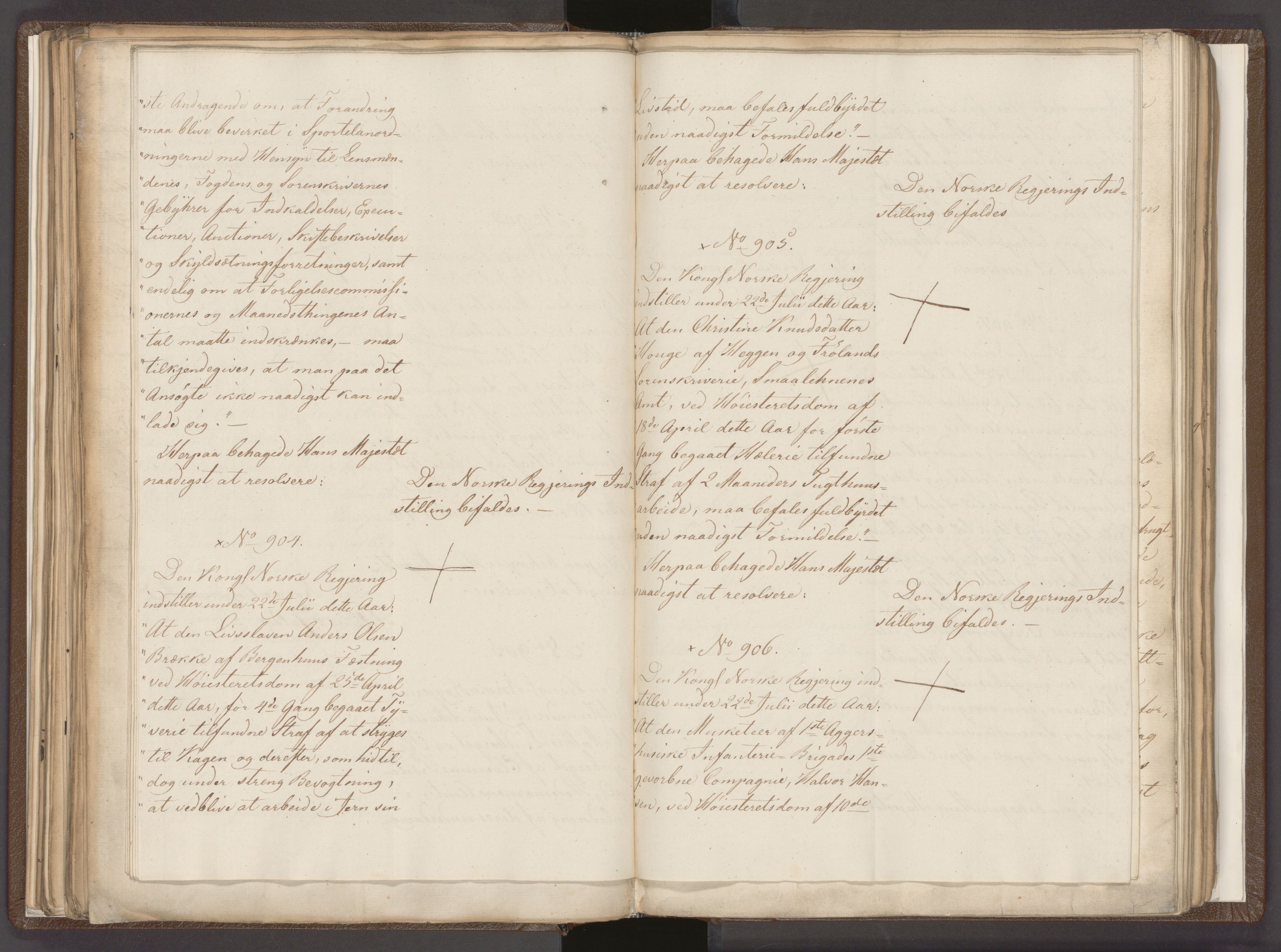 Statsrådssekretariatet, AV/RA-S-1001/A/Ab/L0027: Kgl. res. nr. 705-1372, 2. halvår, 1828