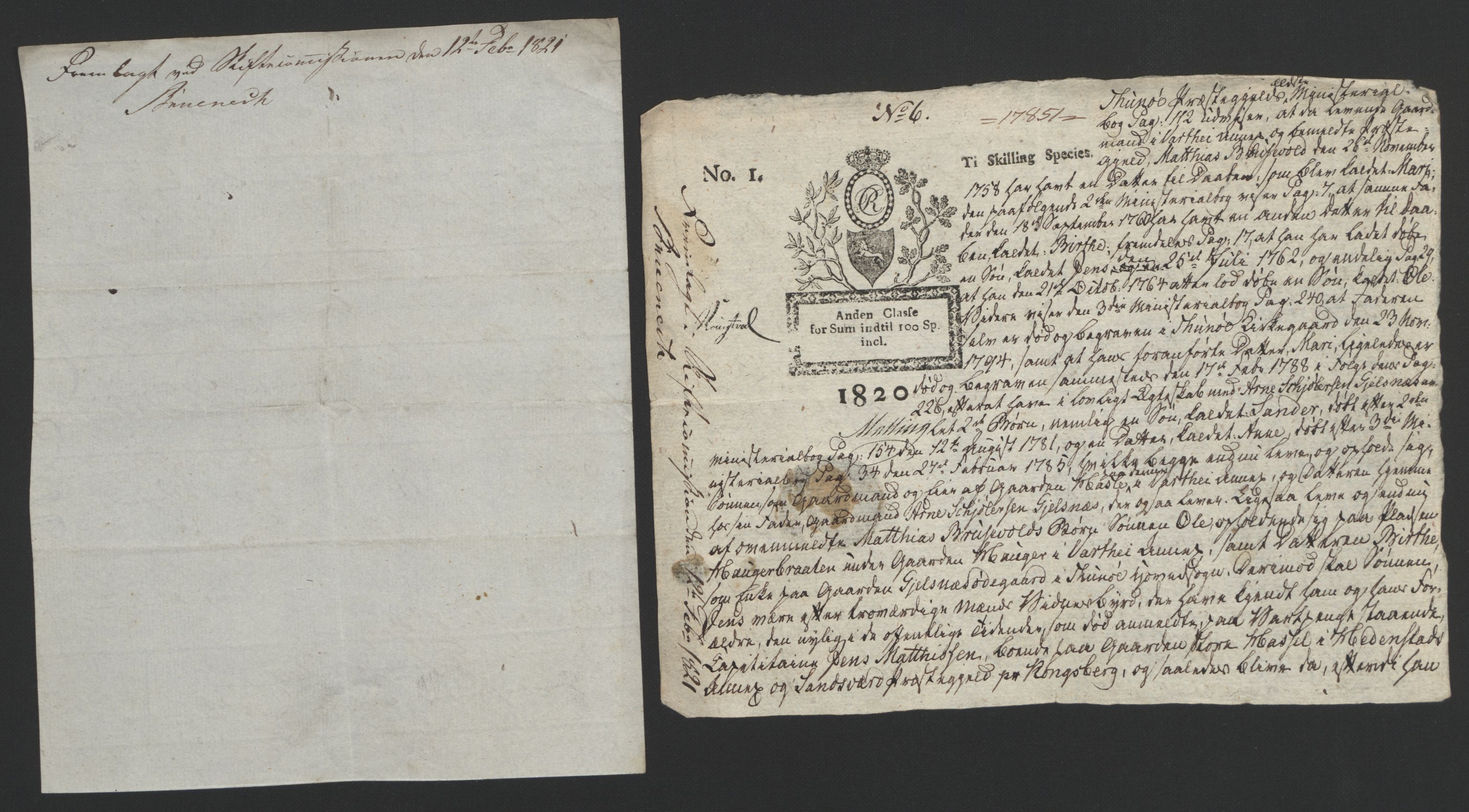 Forsvaret, Generalauditøren, AV/RA-RAFA-1772/F/Fj/Fja/L0022: --, 1733-1821, p. 138