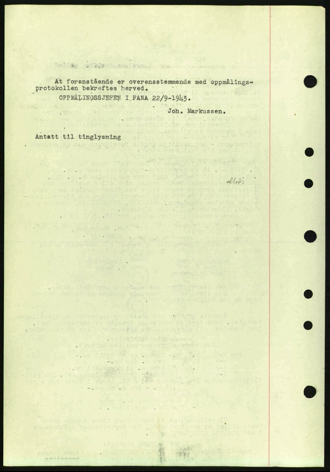 Midhordland sorenskriveri, SAB/A-3001/1/G/Gb/Gbj/L0019: Mortgage book no. A37-38, 1944-1945, Diary no: : 755/1945