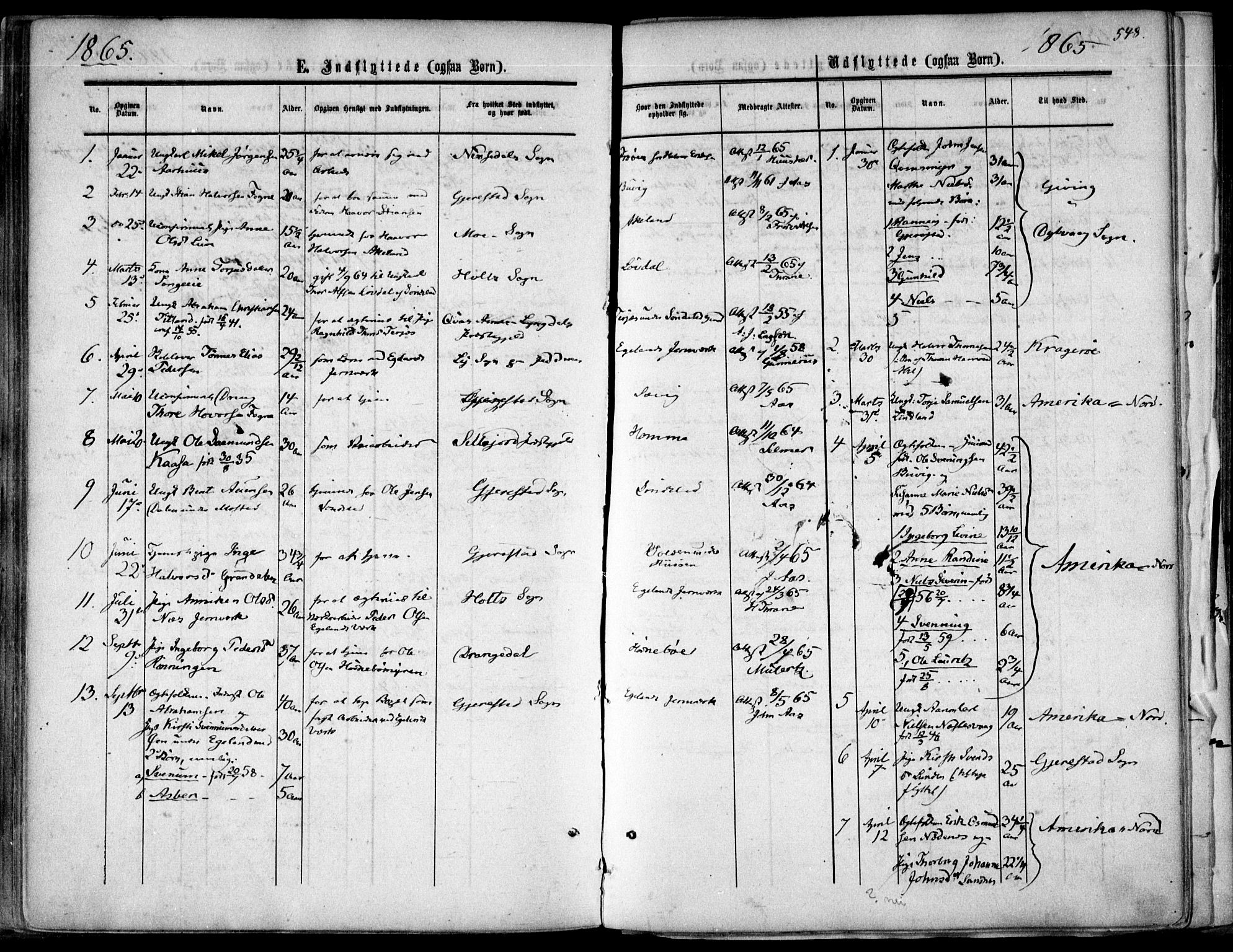 Søndeled sokneprestkontor, SAK/1111-0038/F/Fa/L0003: Parish register (official) no. A 3, 1861-1879, p. 548