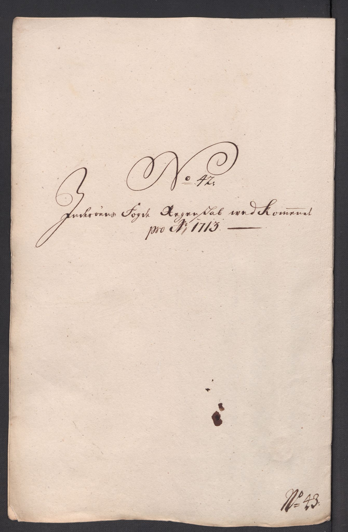 Rentekammeret inntil 1814, Reviderte regnskaper, Fogderegnskap, AV/RA-EA-4092/R63/L4321: Fogderegnskap Inderøy, 1713, p. 362