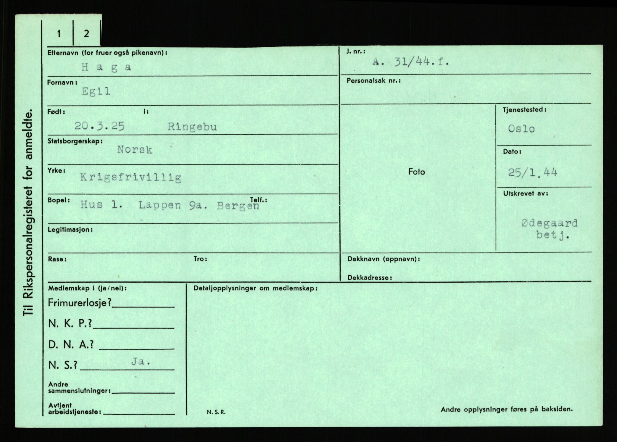 Statspolitiet - Hovedkontoret / Osloavdelingen, AV/RA-S-1329/C/Ca/L0005: Furali - Hamula, 1943-1945, p. 3812