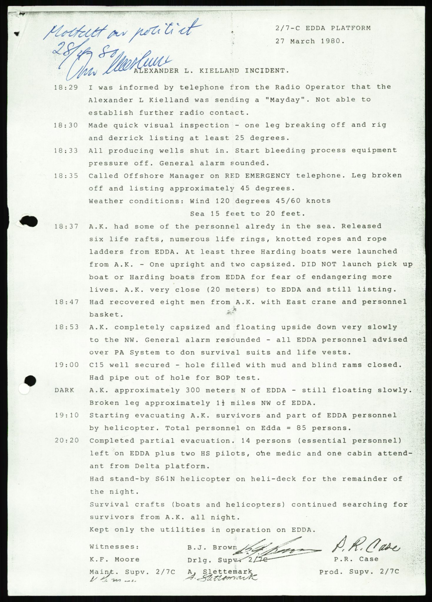 Justisdepartementet, Granskningskommisjonen ved Alexander Kielland-ulykken 27.3.1980, AV/RA-S-1165/D/L0007: B Stavanger Drilling A/S (Doku.liste + B1-B3 av av 4)/C Phillips Petroleum Company Norway (Doku.liste + C1-C12 av 12)/D Forex Neptune (Doku.liste + D1-D8 av 9), 1980-1981, p. 303