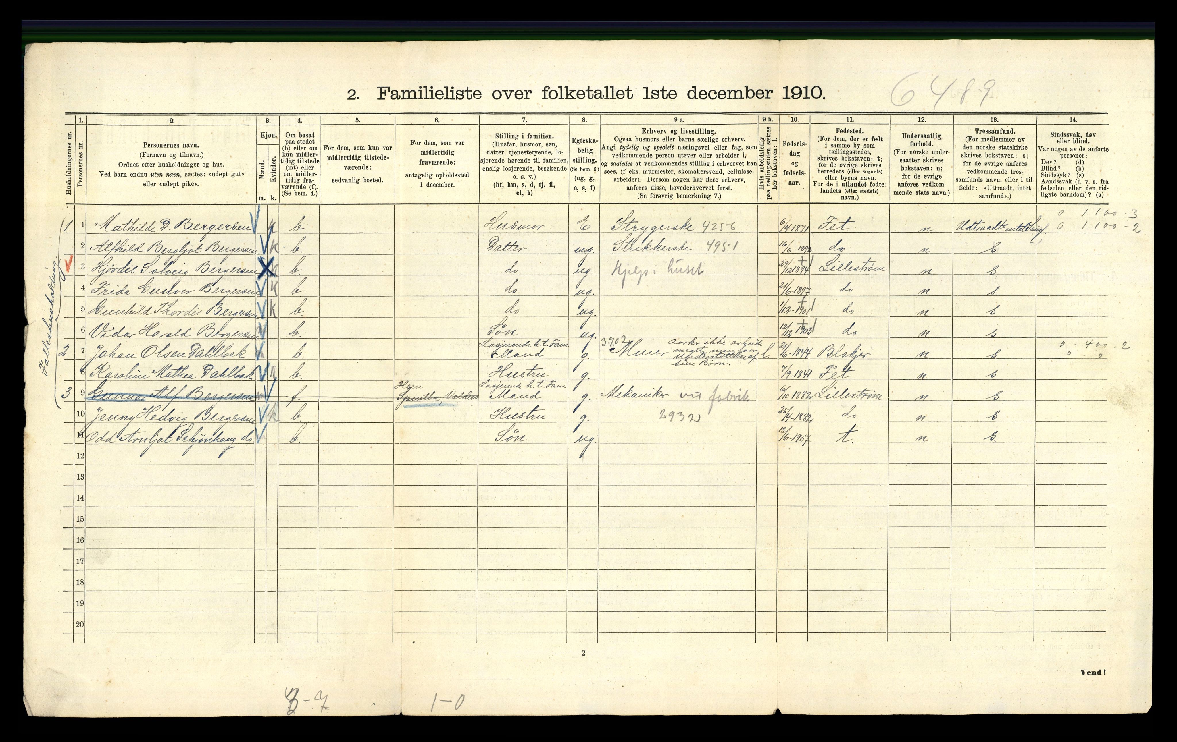 RA, 1910 census for Kristiania, 1910, p. 21236