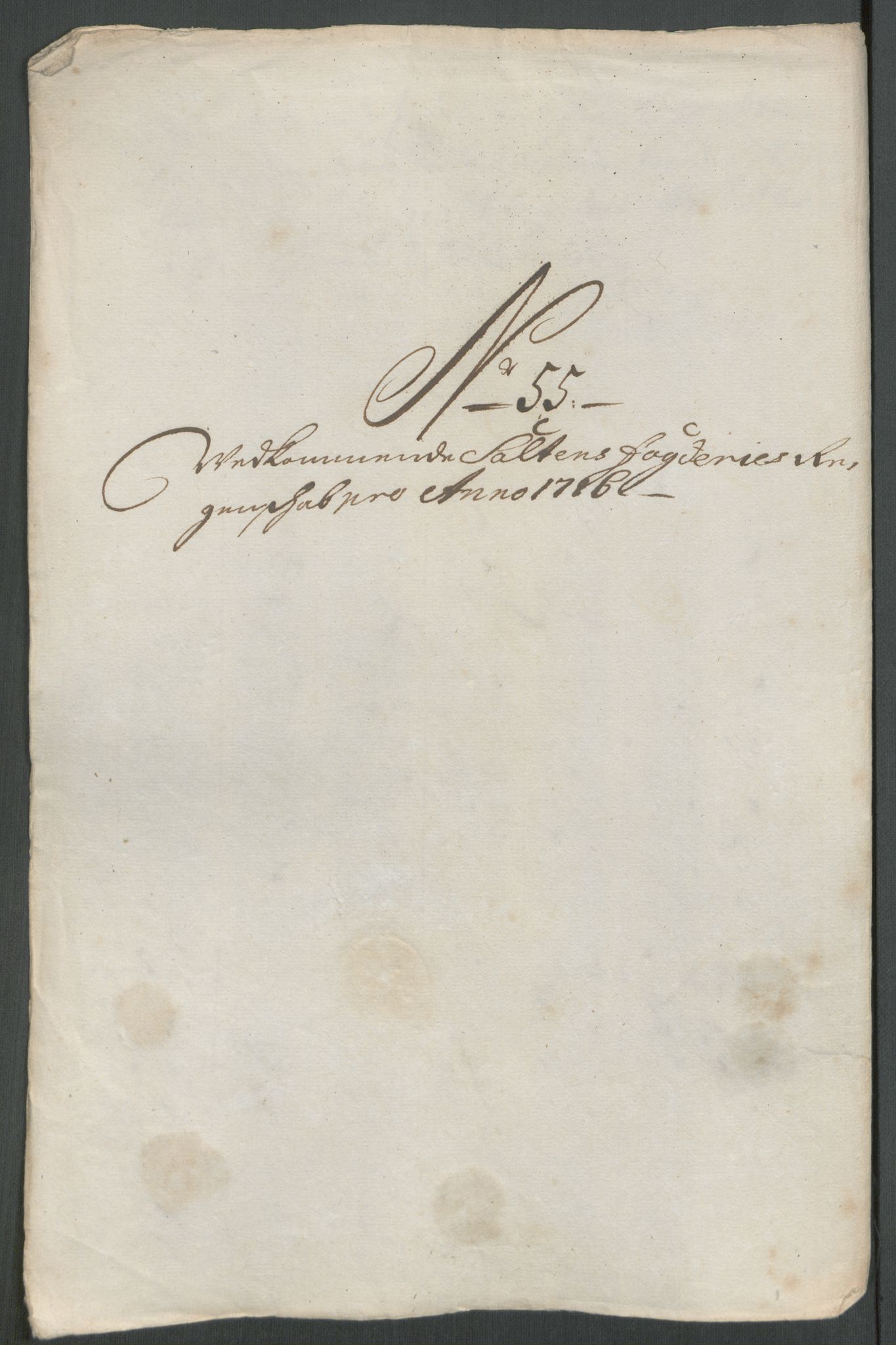 Rentekammeret inntil 1814, Reviderte regnskaper, Fogderegnskap, RA/EA-4092/R66/L4586: Fogderegnskap Salten, 1716, p. 275