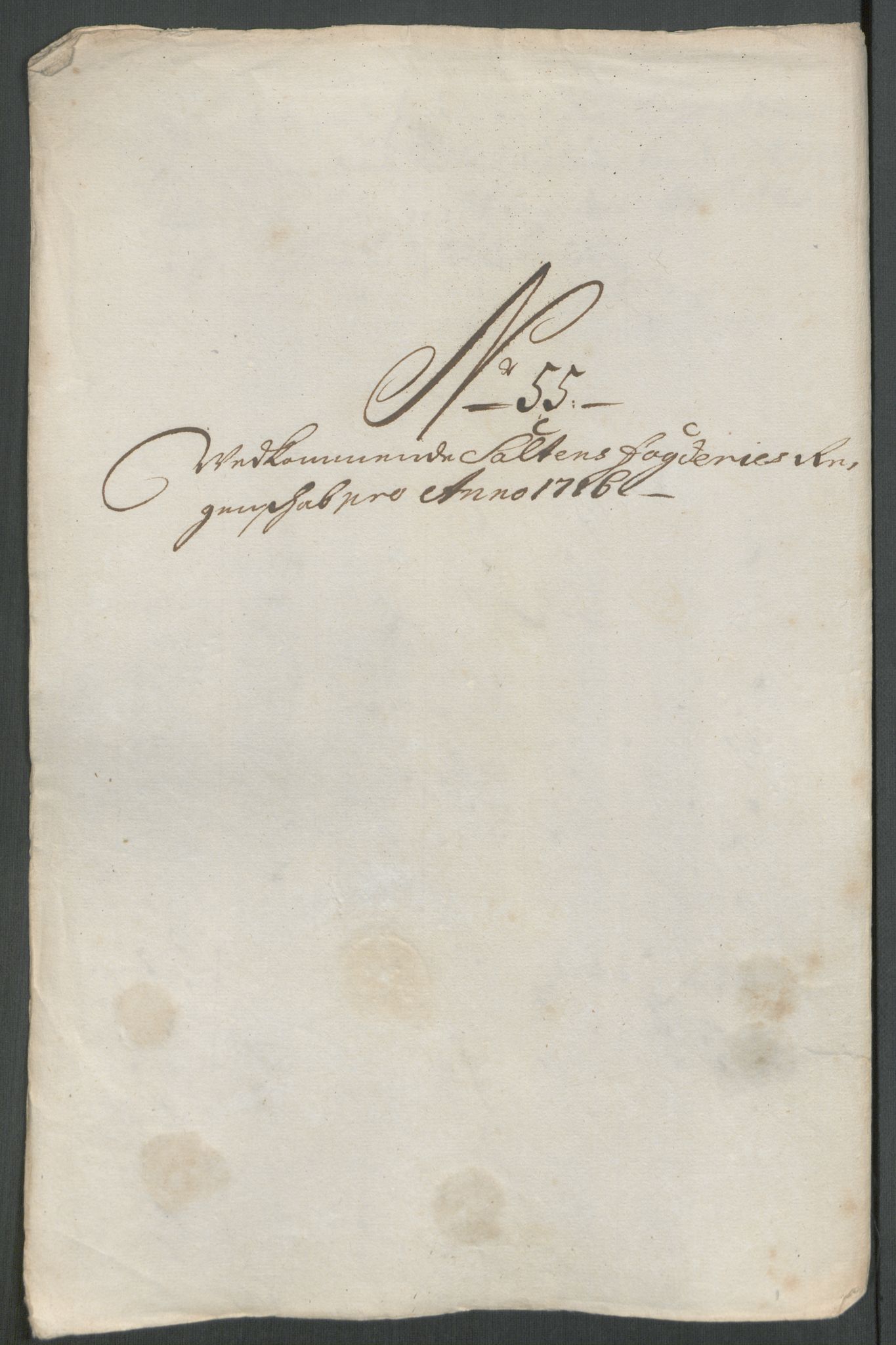 Rentekammeret inntil 1814, Reviderte regnskaper, Fogderegnskap, AV/RA-EA-4092/R66/L4586: Fogderegnskap Salten, 1716, p. 275