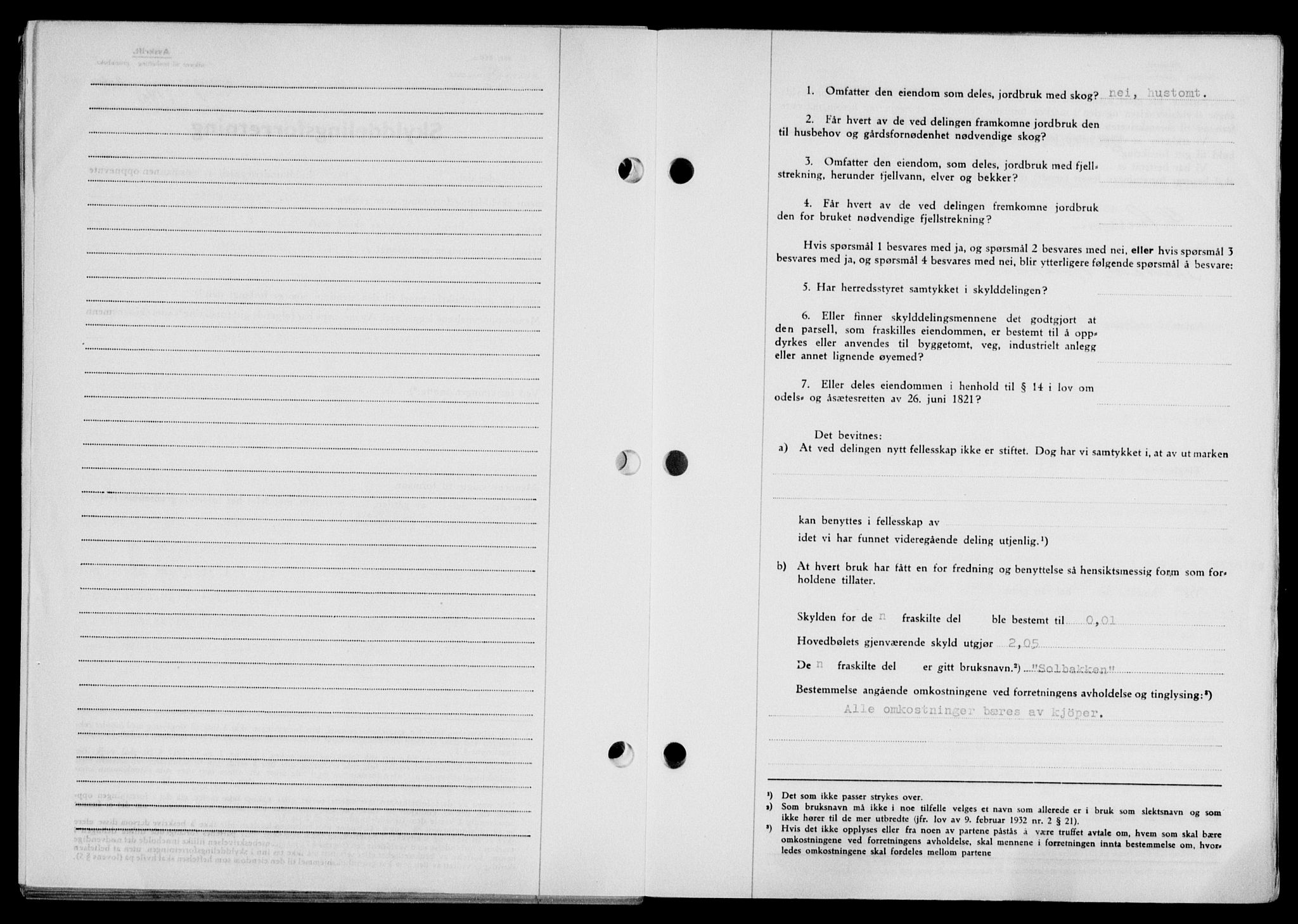 Lofoten sorenskriveri, SAT/A-0017/1/2/2C/L0019a: Mortgage book no. 19a, 1948-1948, Diary no: : 2094/1948