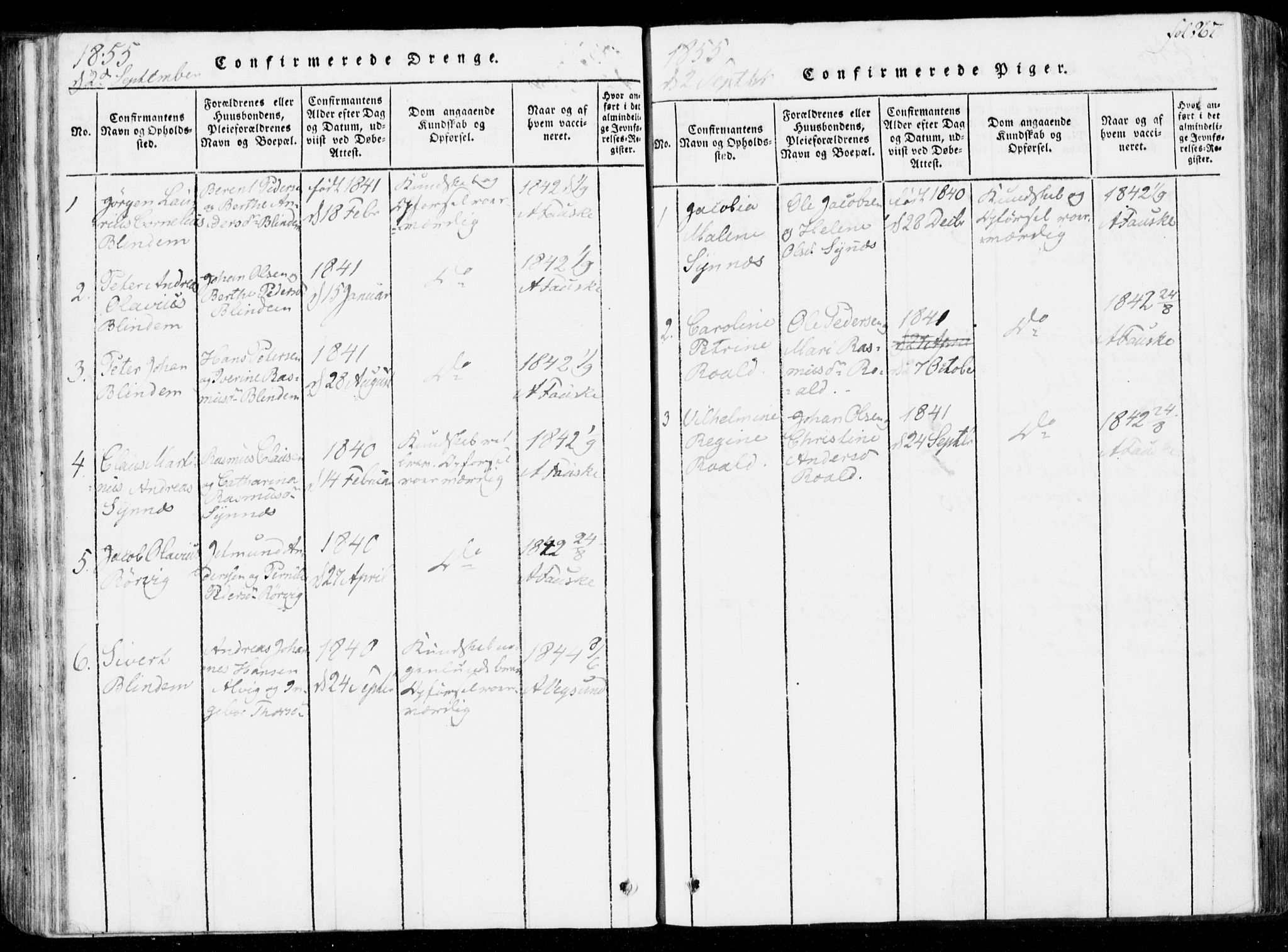 Ministerialprotokoller, klokkerbøker og fødselsregistre - Møre og Romsdal, AV/SAT-A-1454/537/L0517: Parish register (official) no. 537A01, 1818-1862, p. 267