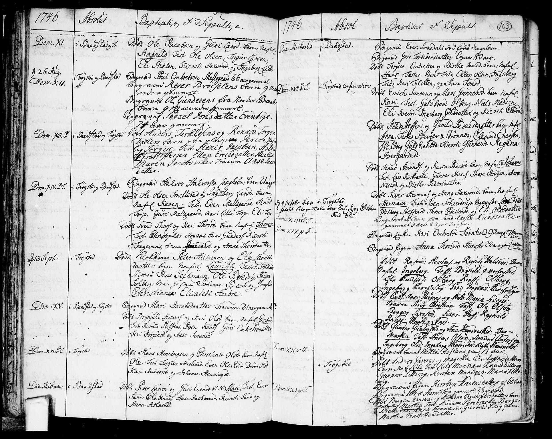 Trøgstad prestekontor Kirkebøker, AV/SAO-A-10925/F/Fa/L0003: Parish register (official) no. I 3, 1721-1749, p. 163