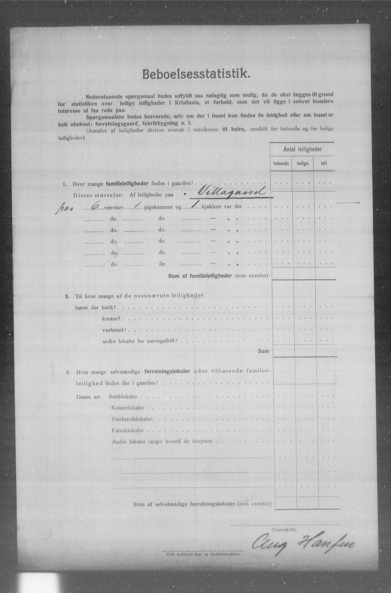 OBA, Municipal Census 1904 for Kristiania, 1904, p. 14028