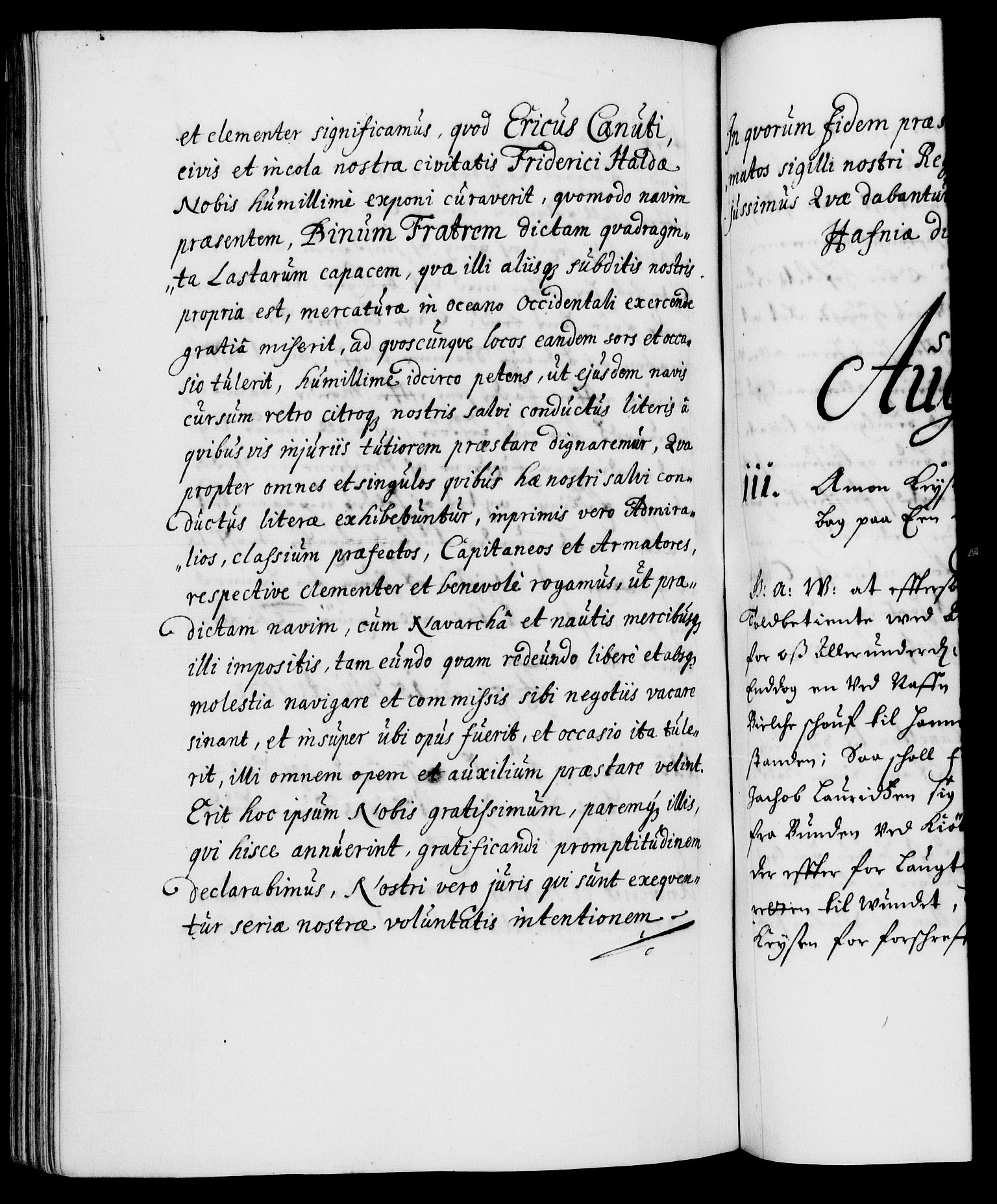 Danske Kanselli 1572-1799, AV/RA-EA-3023/F/Fc/Fca/Fcaa/L0011: Norske registre (mikrofilm), 1670-1673, p. 592b