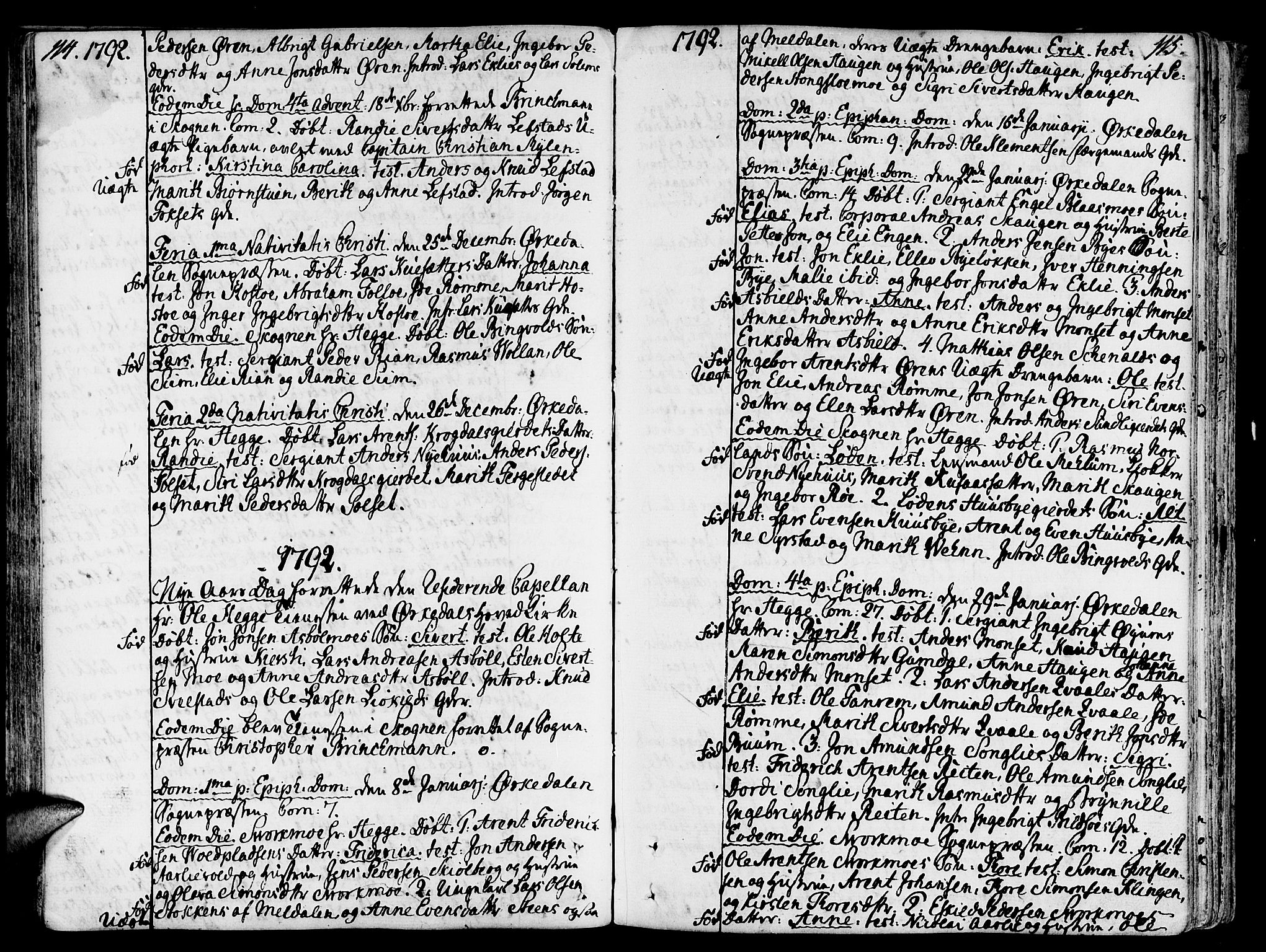 Ministerialprotokoller, klokkerbøker og fødselsregistre - Sør-Trøndelag, SAT/A-1456/668/L0802: Parish register (official) no. 668A02, 1776-1799, p. 214-215
