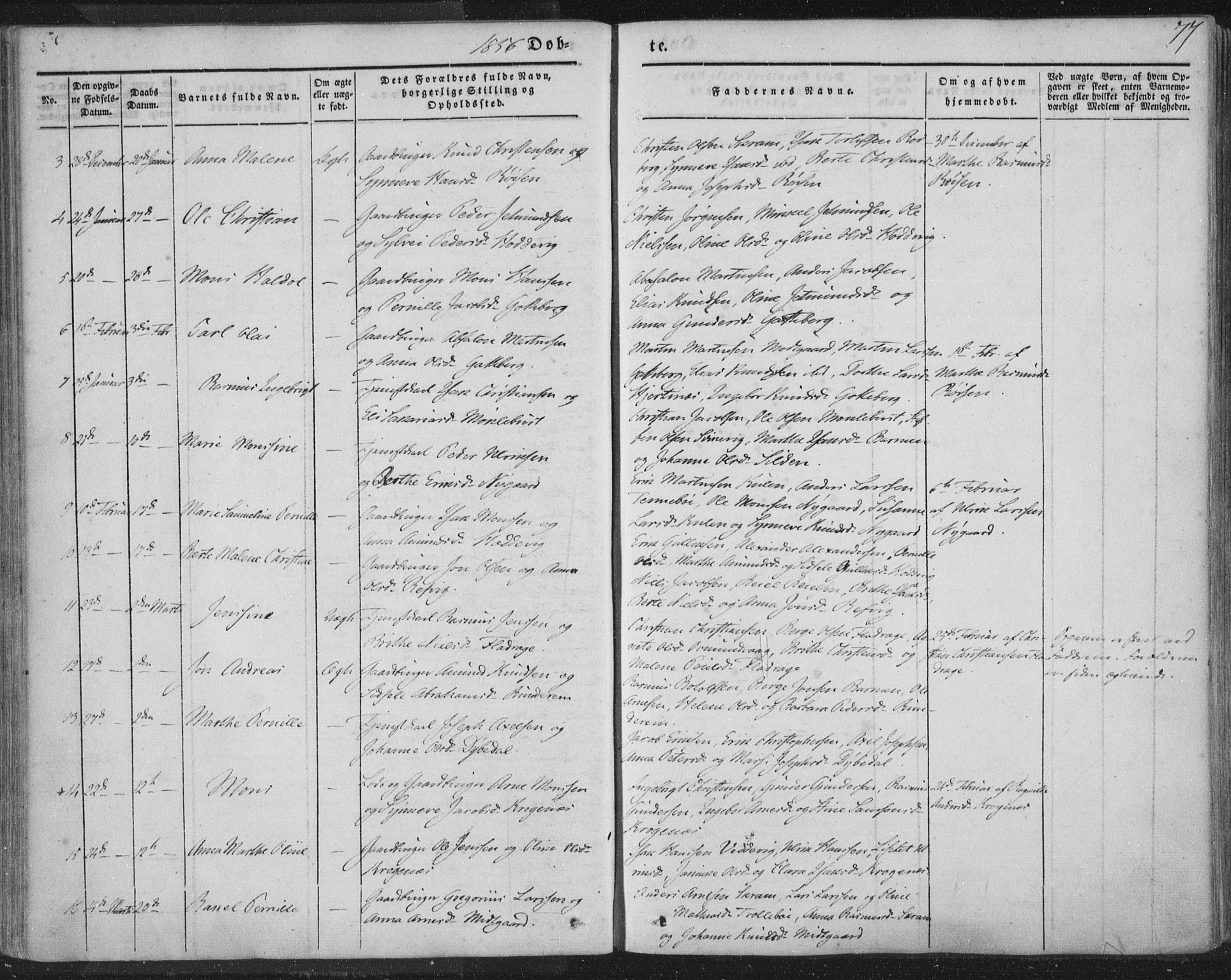 Selje sokneprestembete, AV/SAB-A-99938/H/Ha/Haa/Haaa: Parish register (official) no. A 10, 1844-1858, p. 77