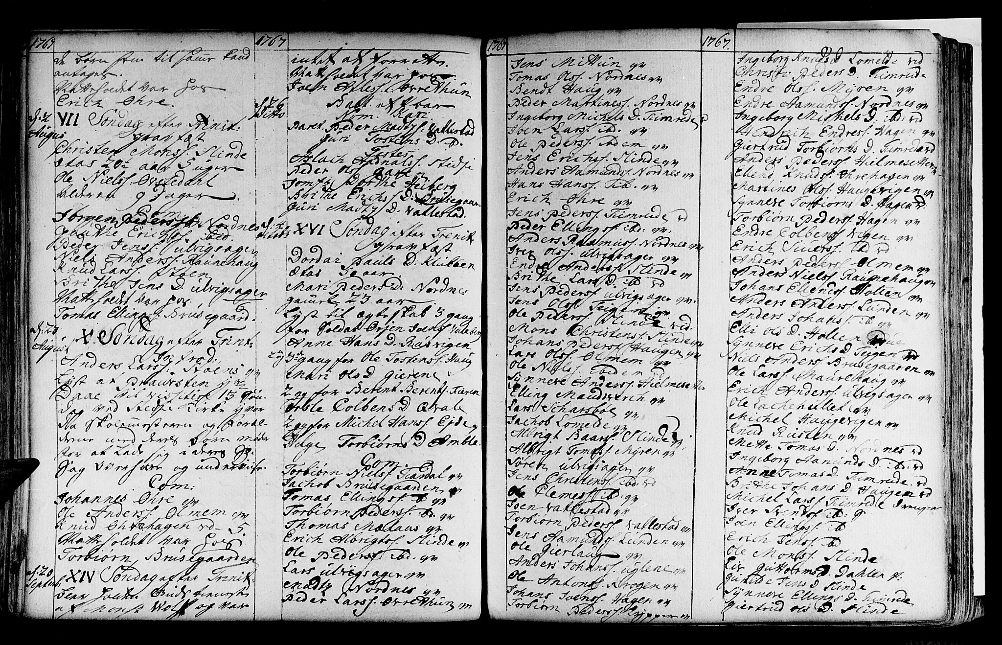 Sogndal sokneprestembete, AV/SAB-A-81301/H/Haa/Haaa/L0004: Parish register (official) no. A 4, 1747-1782