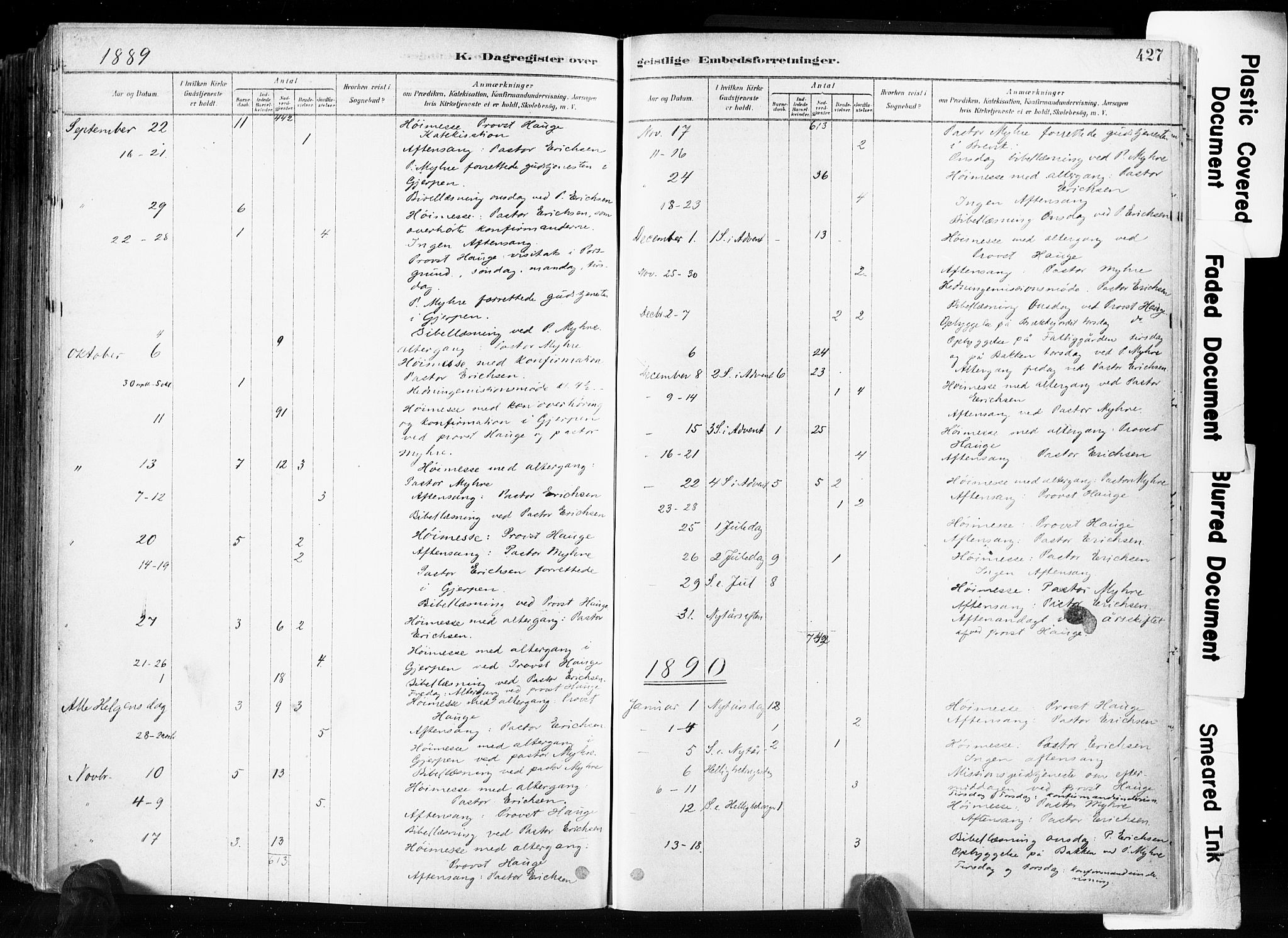Skien kirkebøker, SAKO/A-302/F/Fa/L0009: Parish register (official) no. 9, 1878-1890, p. 427